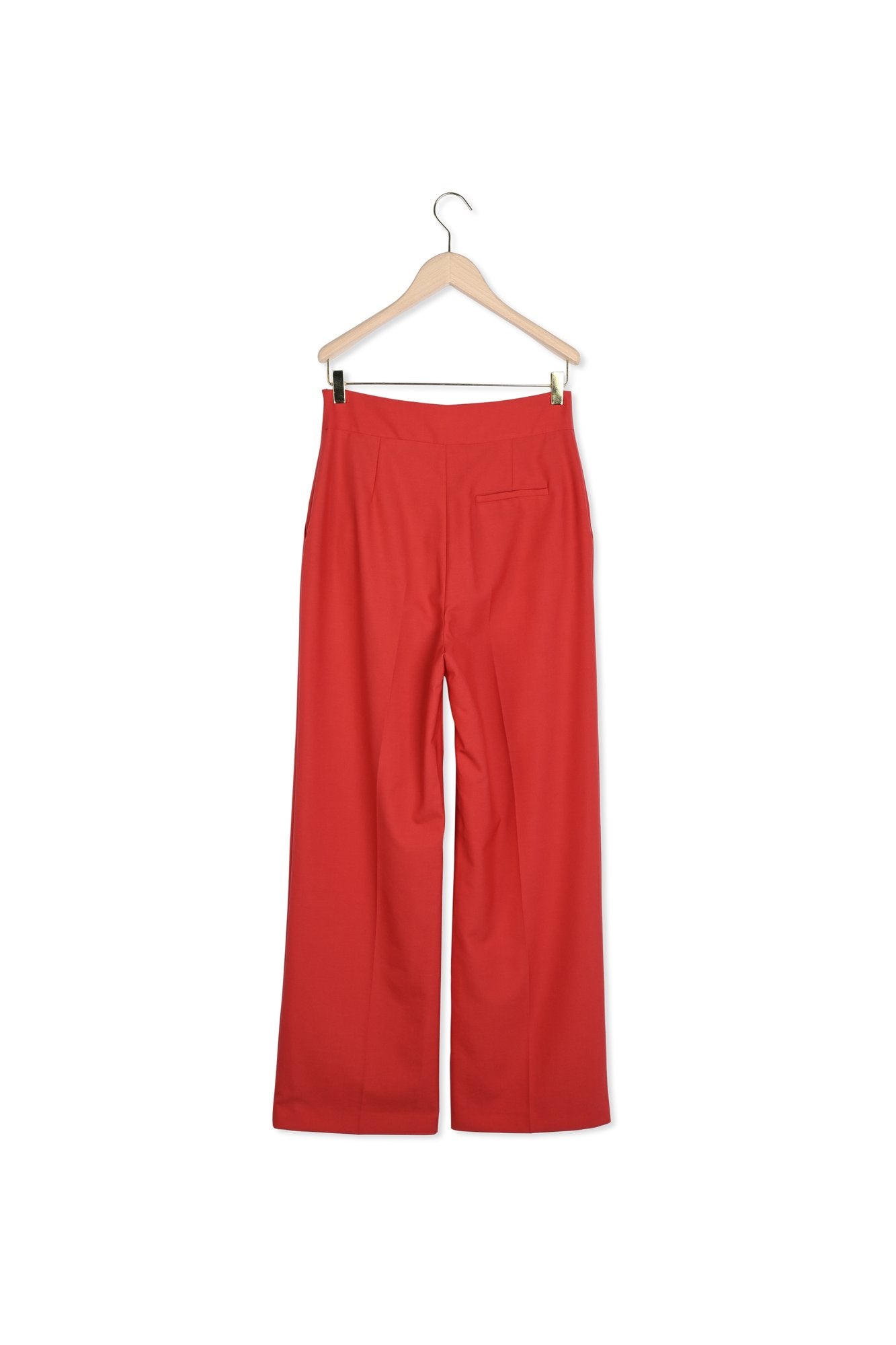 Pantalon Pilar rouge en laine froide Faume - seconde main