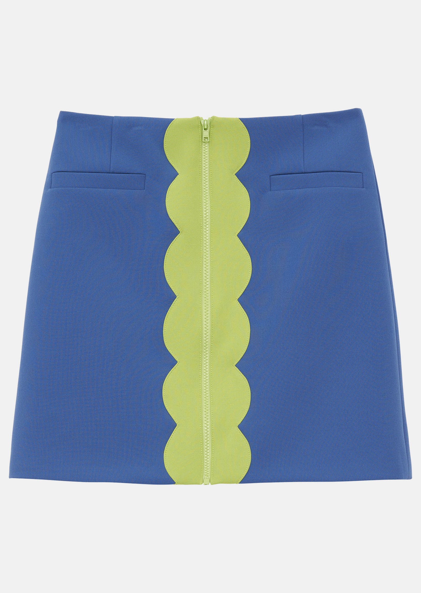 Jupe Jada bleue en toile double Faume - seconde main