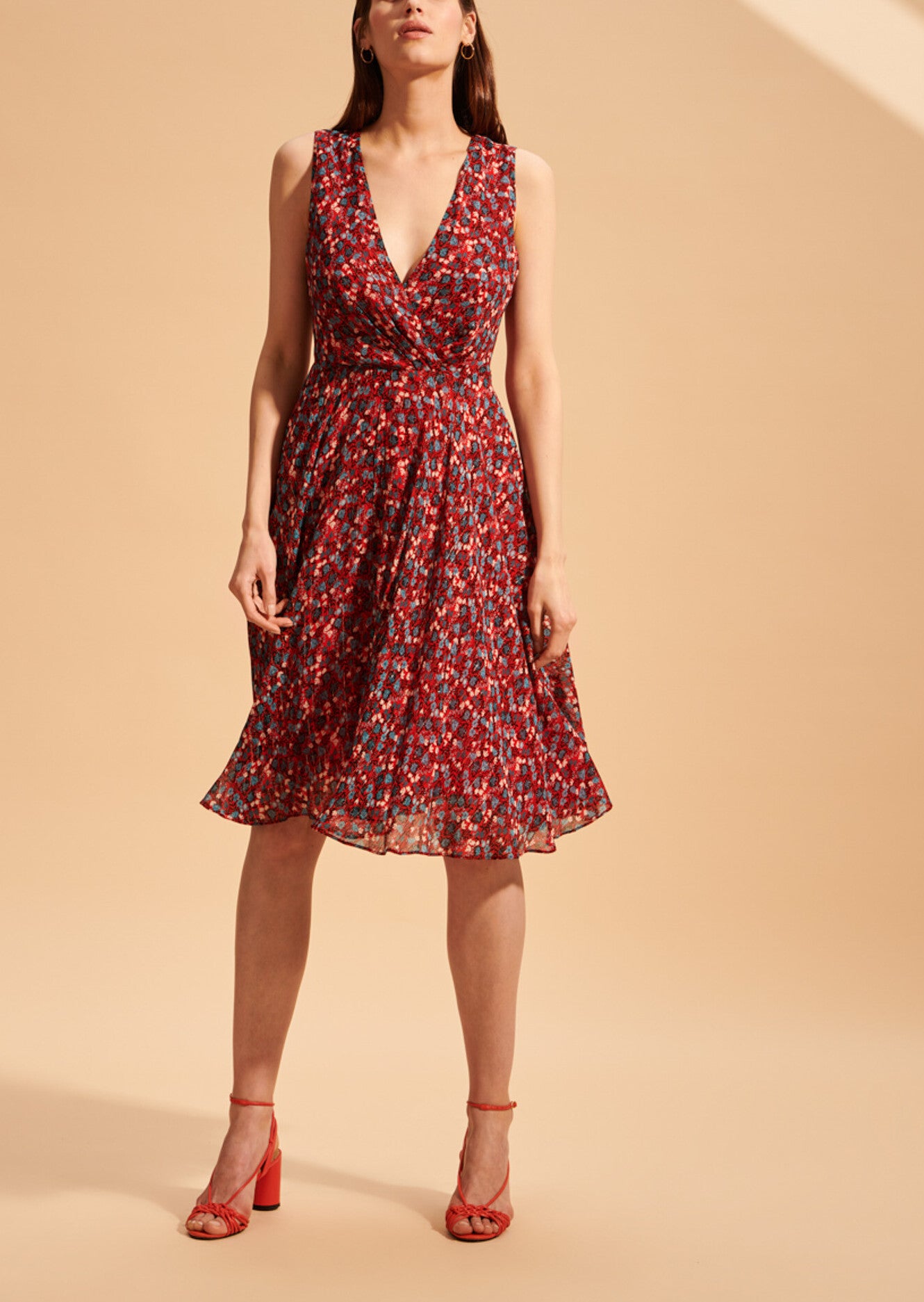 Robe passion Rambuteau imprimé petites fleurs Faume - seconde main