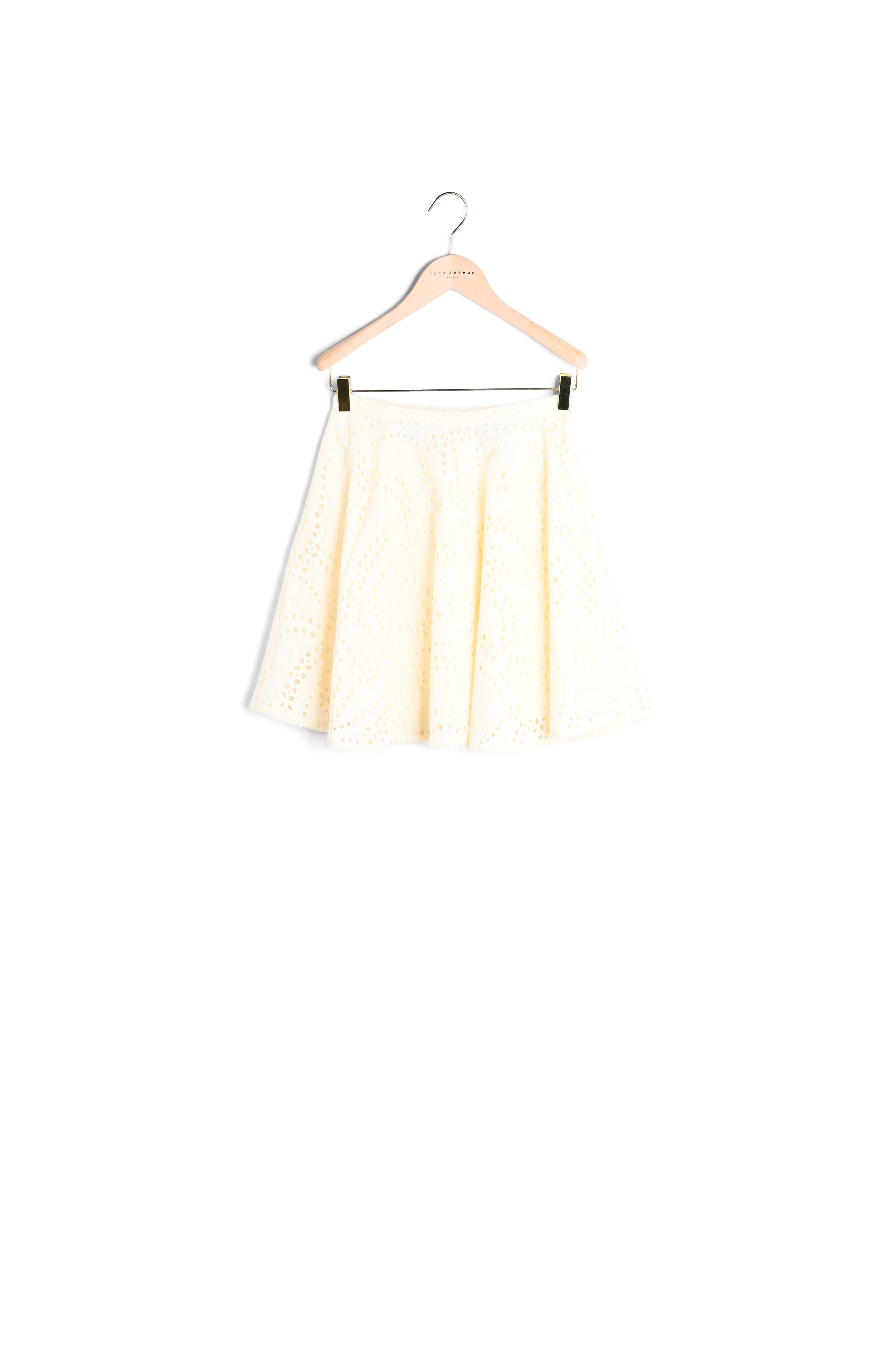 Jupe Jenessa écrue en broderie Faume - seconde main