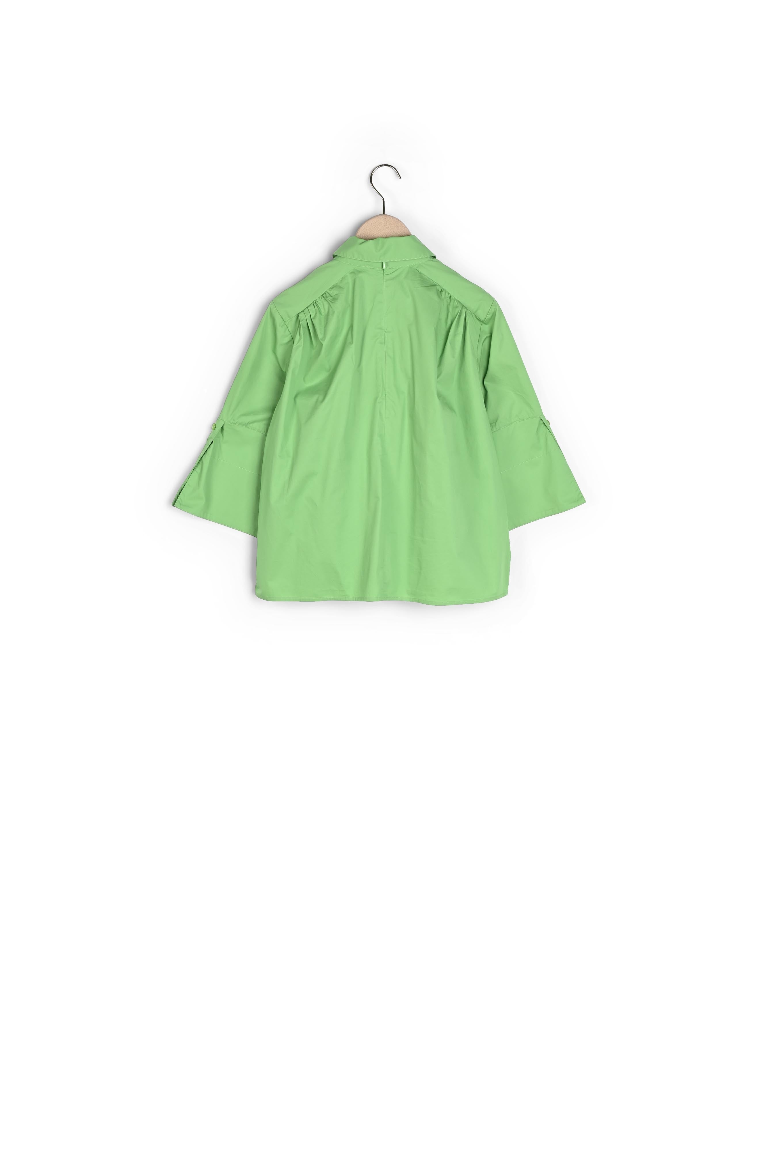 Top Trinity vert en popeline Faume - seconde main