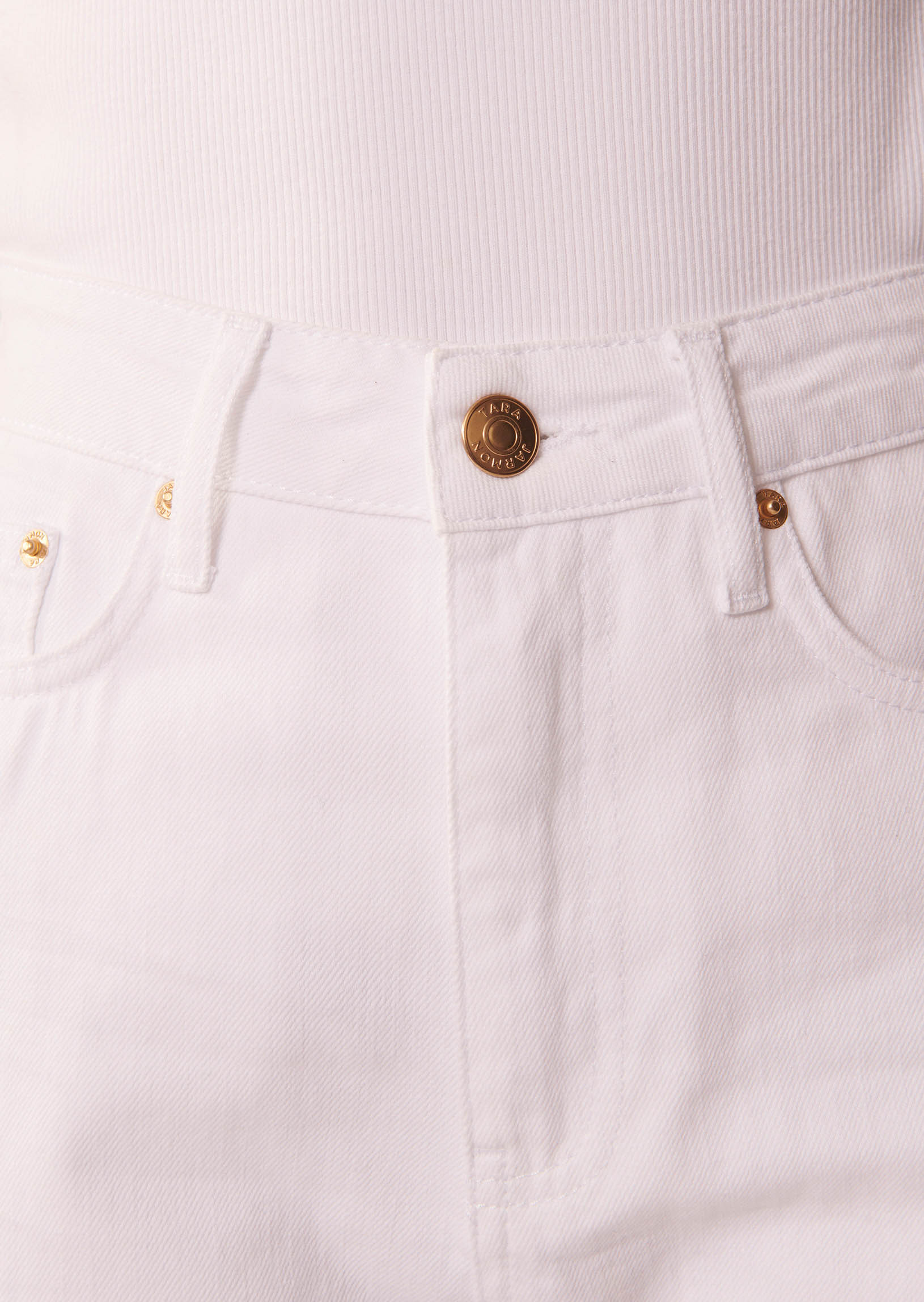 Jean Jerem blanc en denim Faume - seconde main