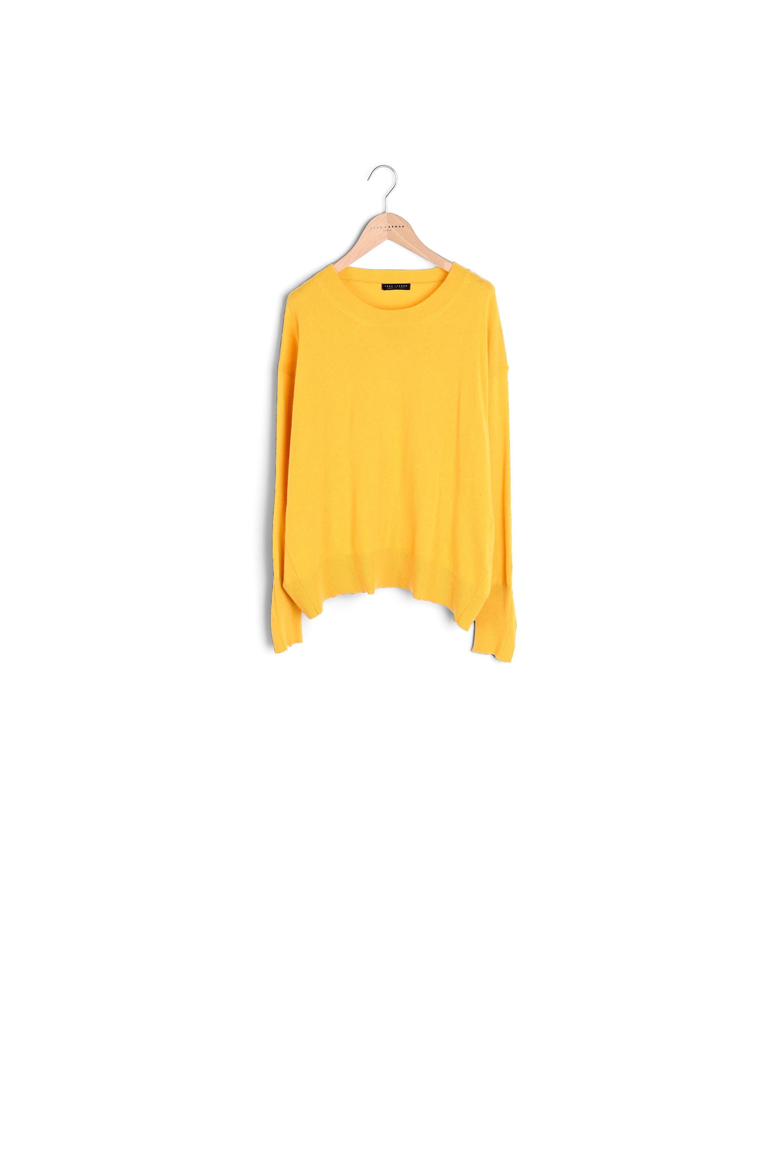 Pull Portobello jaune en cachemire Faume - seconde main
