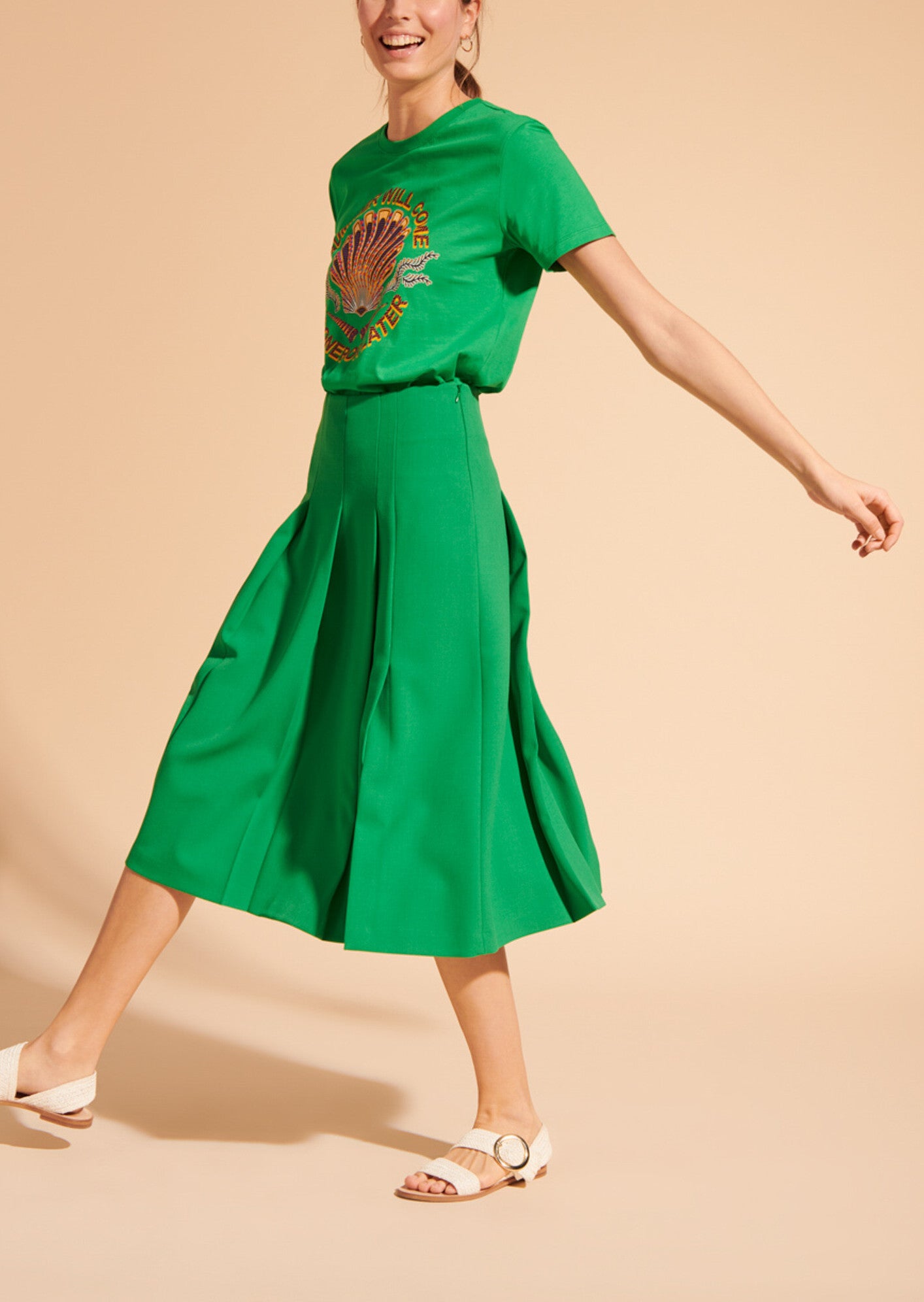 Jupe Jil verte Faume - seconde main