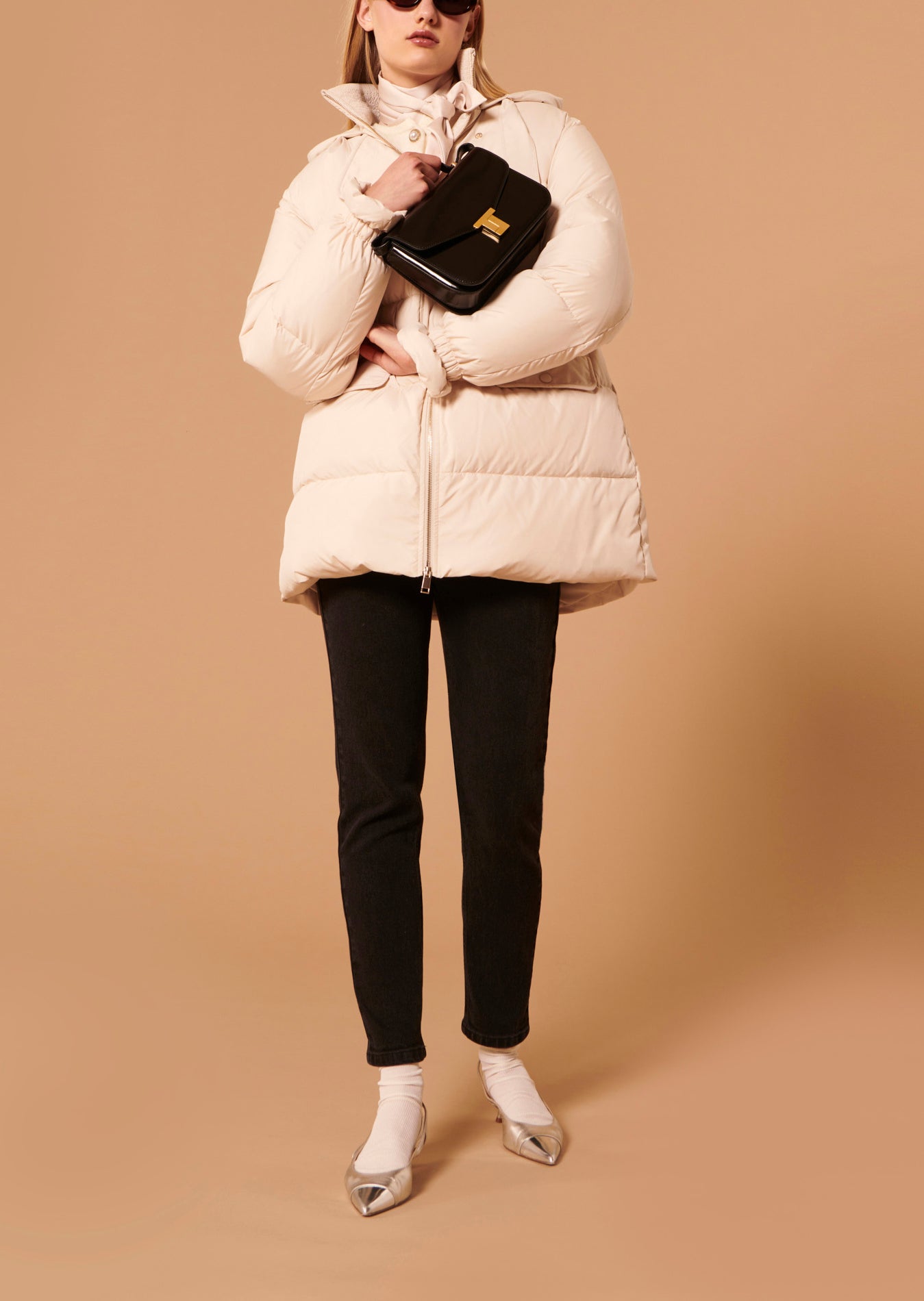 Doudoune Daphne écrue matelassée Faume - seconde main