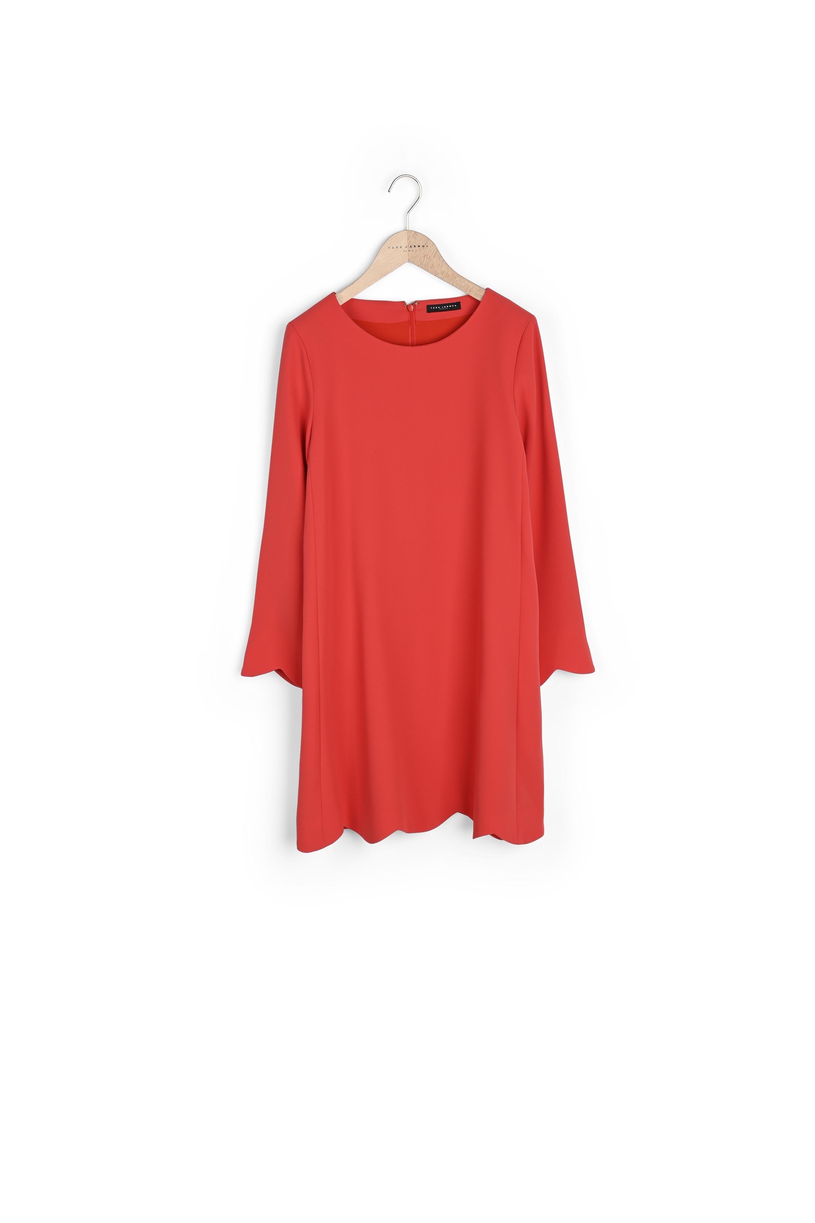 Robe Ruoda rouge en crêpe Faume - seconde main