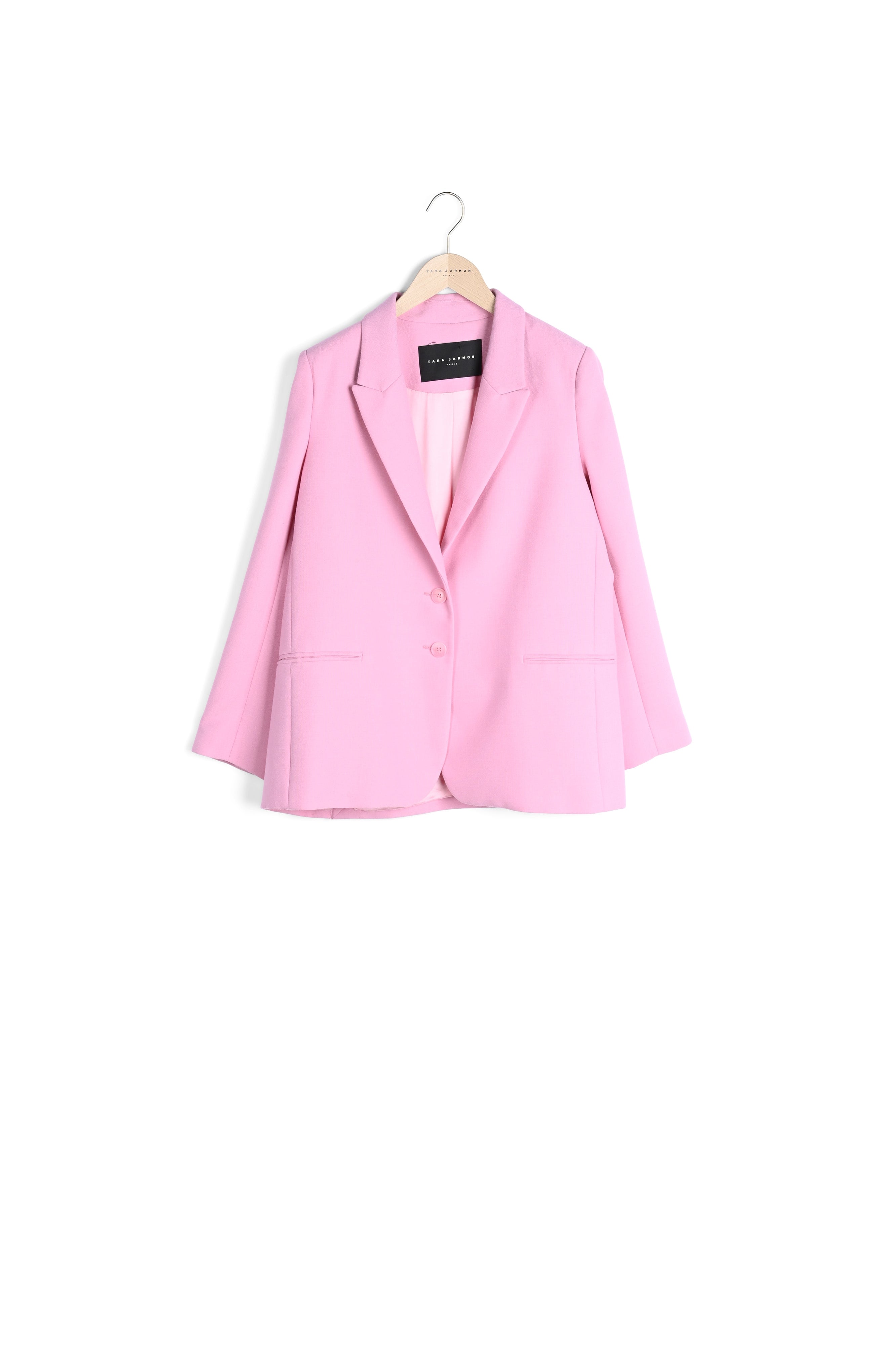 Veste Valiera rose en toile tailleur Faume - seconde main