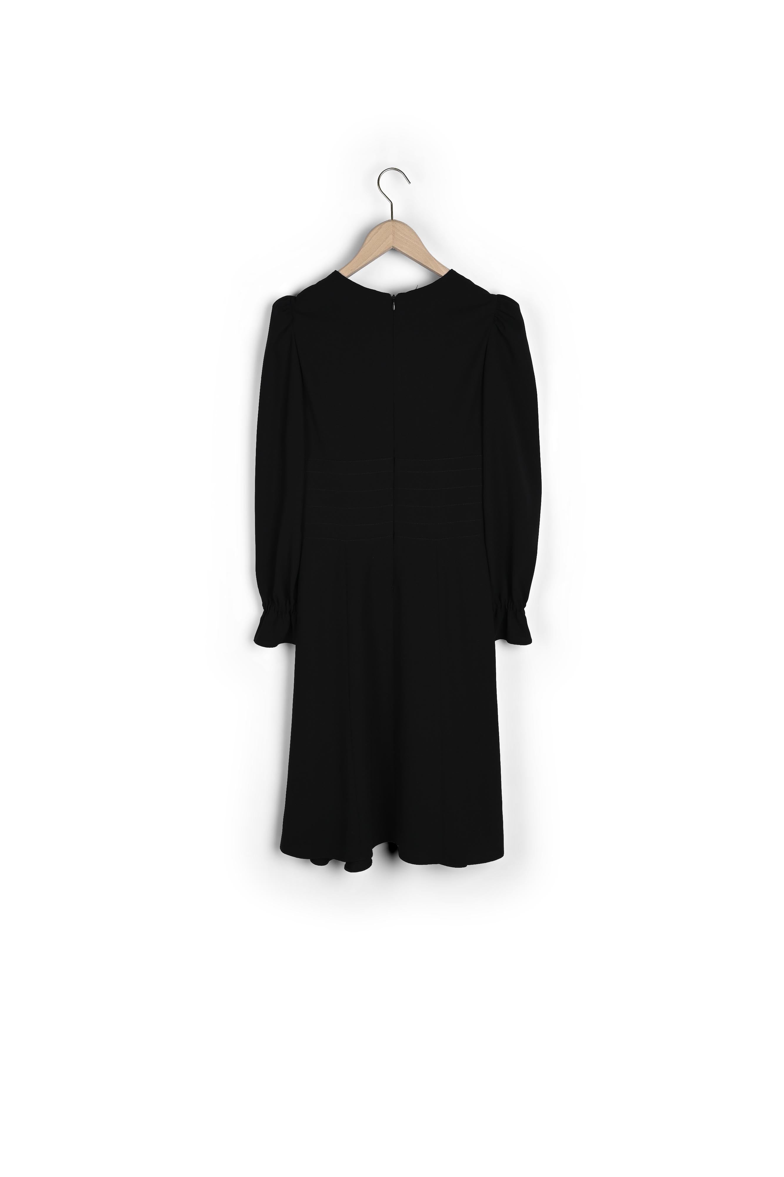 Robe Rosaria noire en crêpe Faume - seconde main
