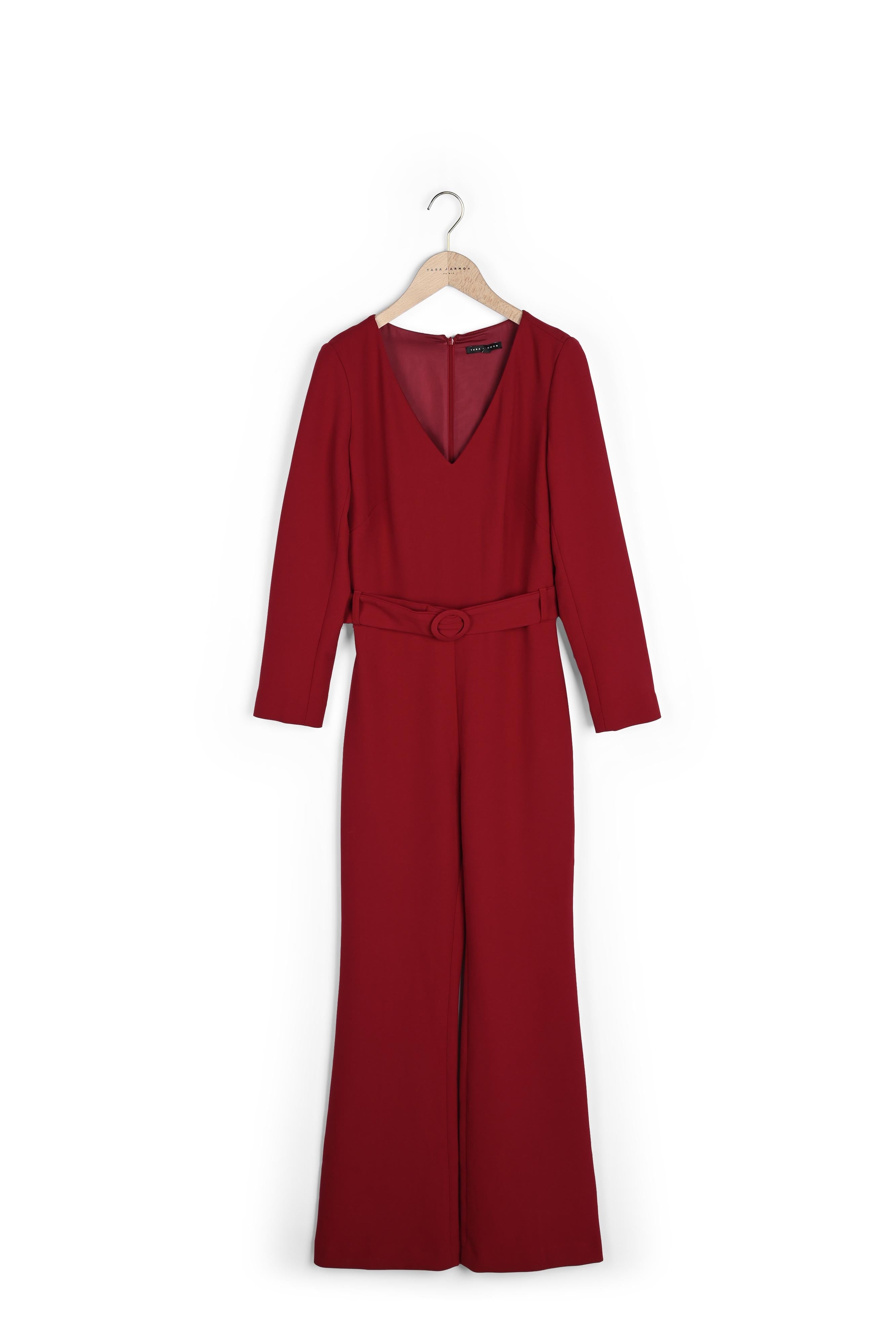 Combinaison Phenicia rouge en toile double Faume - seconde main