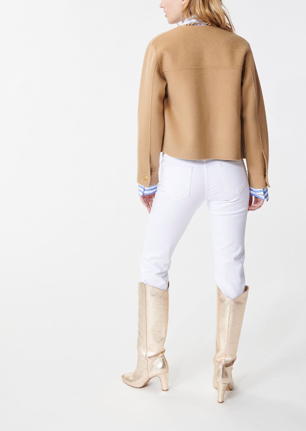 Veste Valensina beige double face Faume - seconde main