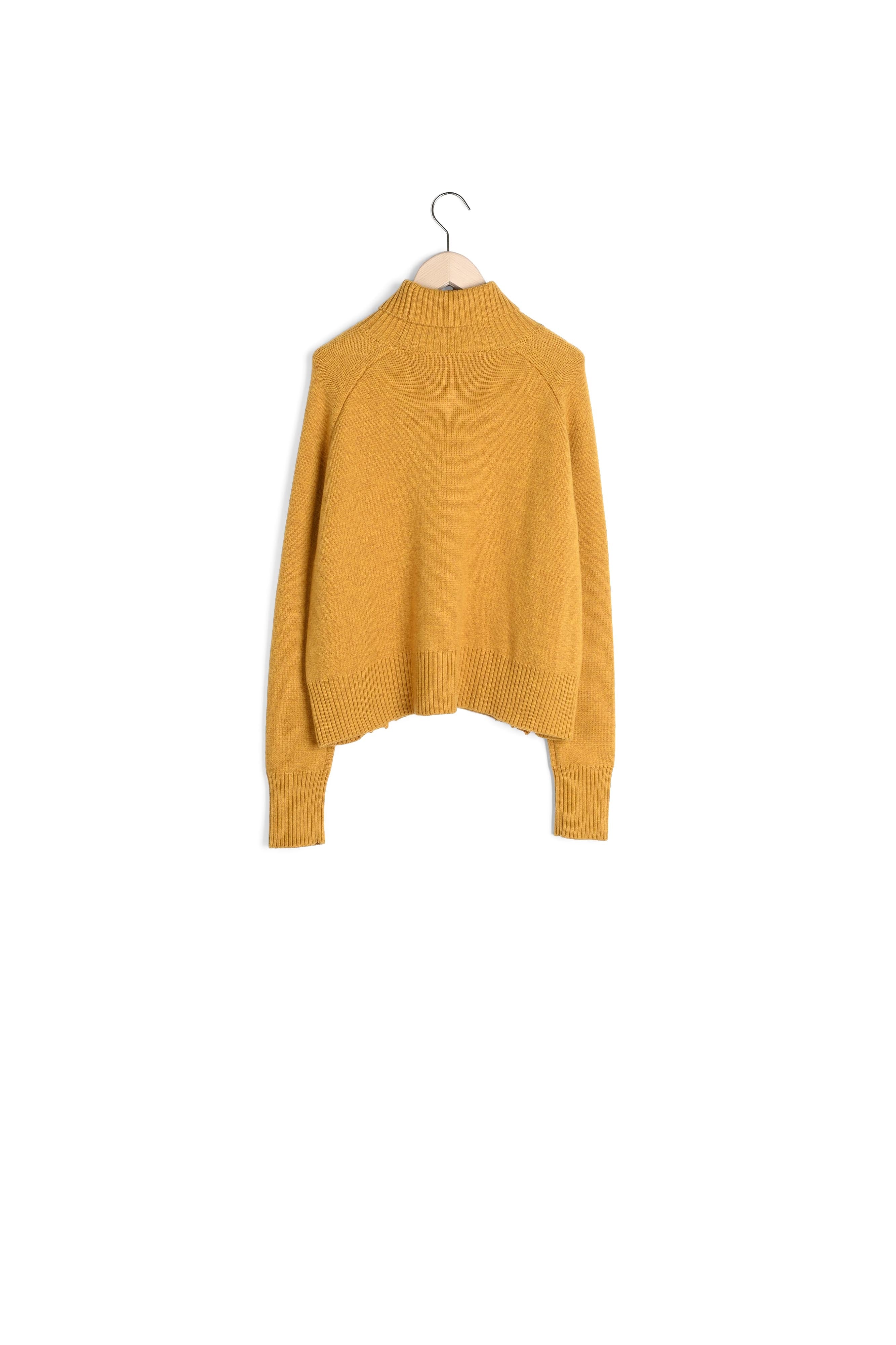 Pull Prague jaune en laine Faume - seconde main