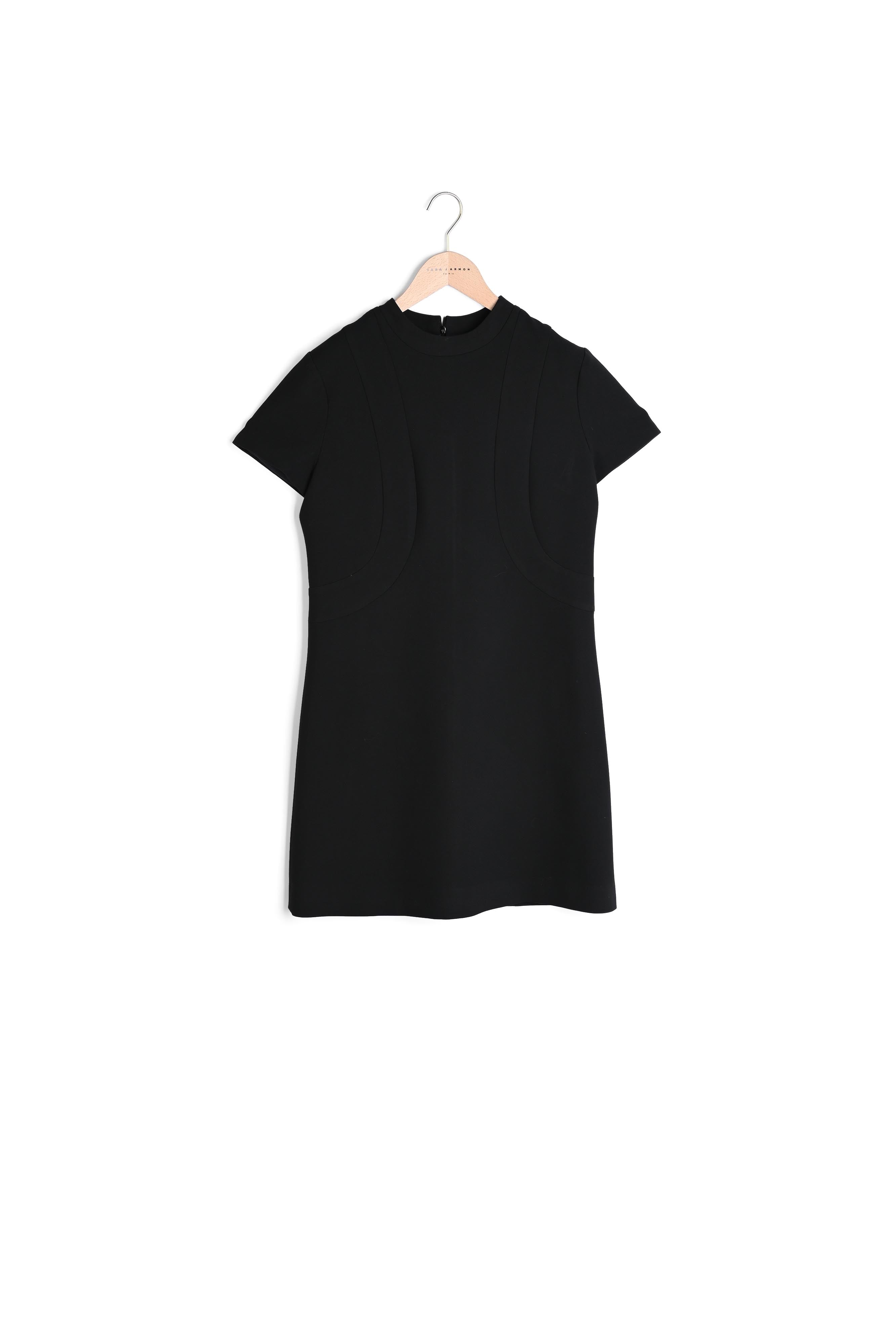 Robe Raquel noire en toile double Faume - seconde main