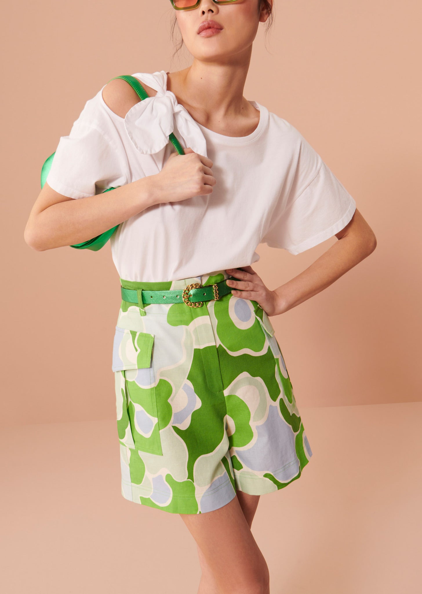 T-shirt Tarabow blanc en coton Faume - seconde main