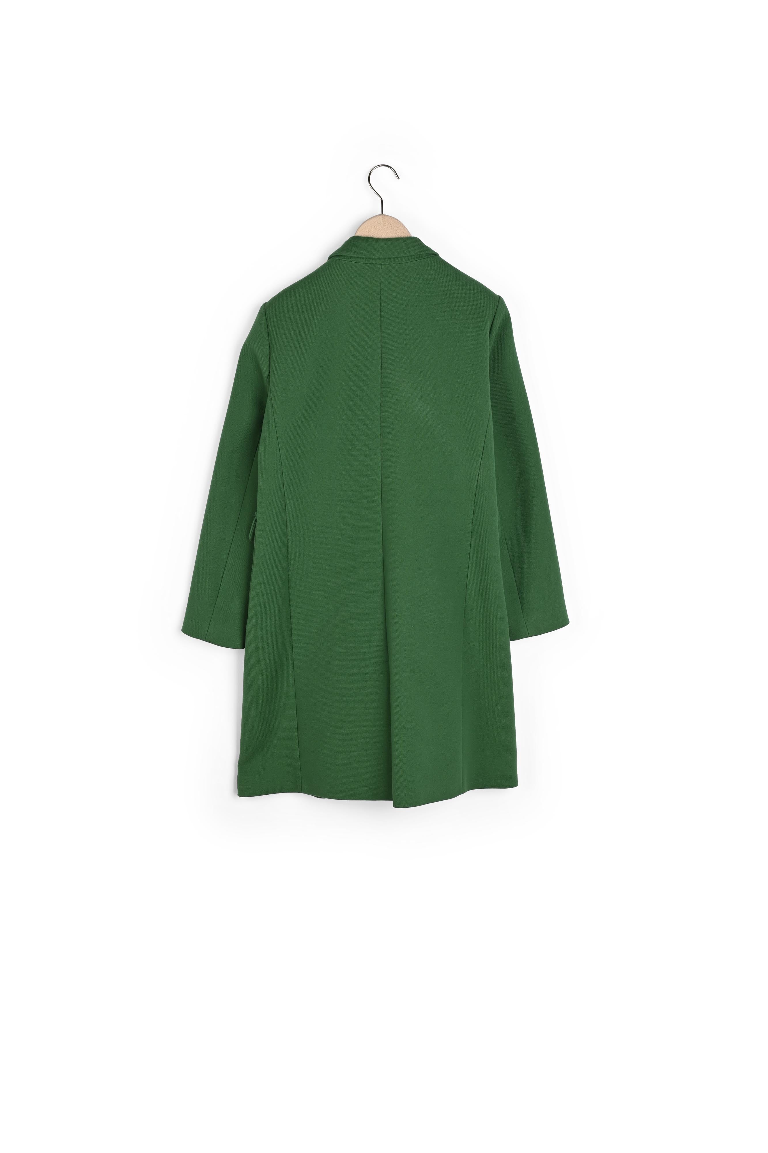 Manteau Mary vert émeraude en coton Faume - seconde main