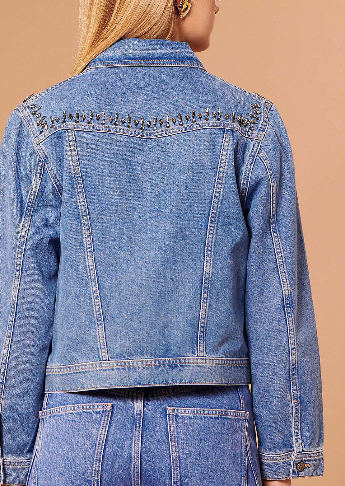 Veste Valerie bleue en denim Faume - seconde main
