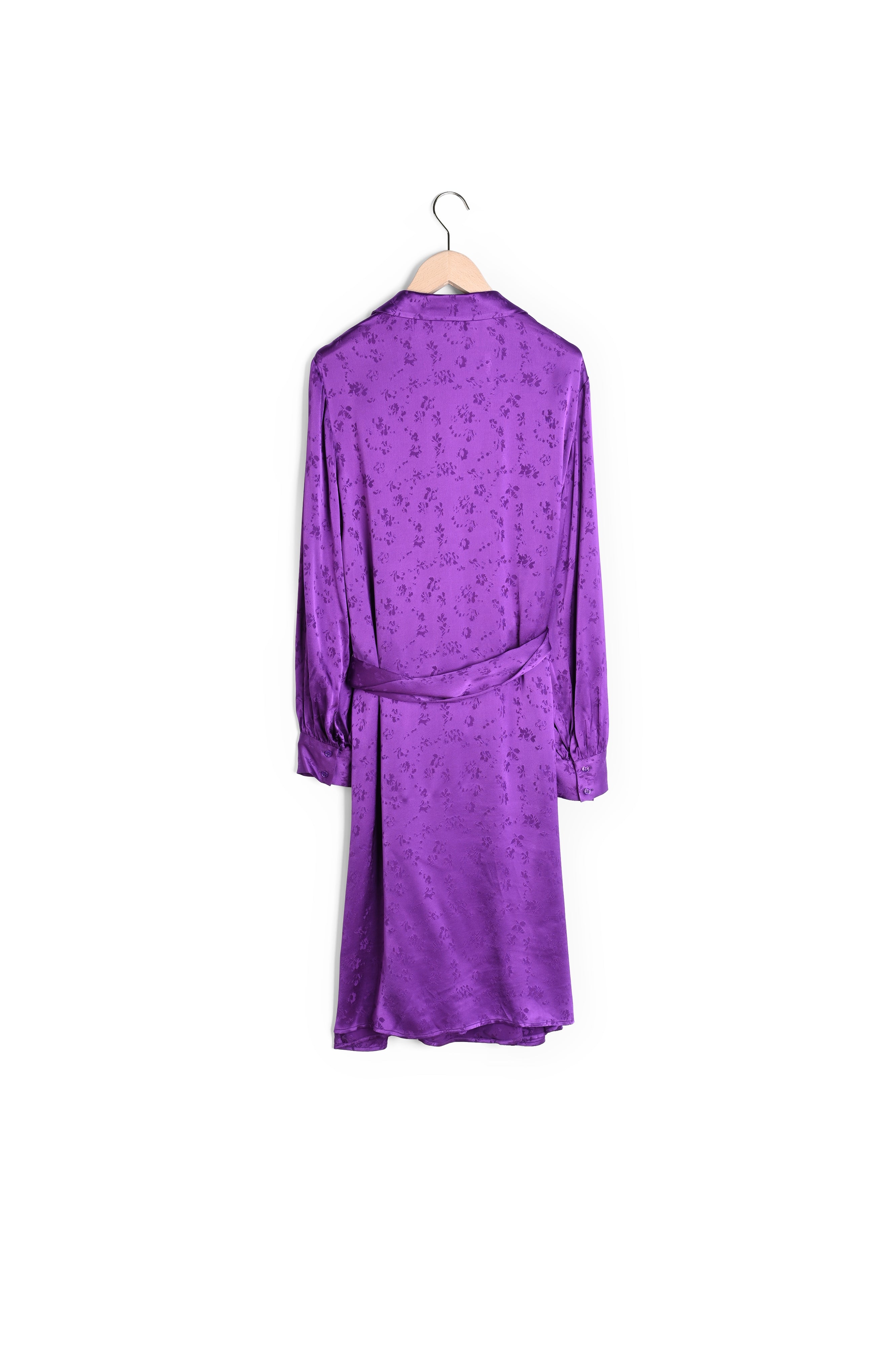 Robe Roselita en jacquard fleuri violet Faume - seconde main