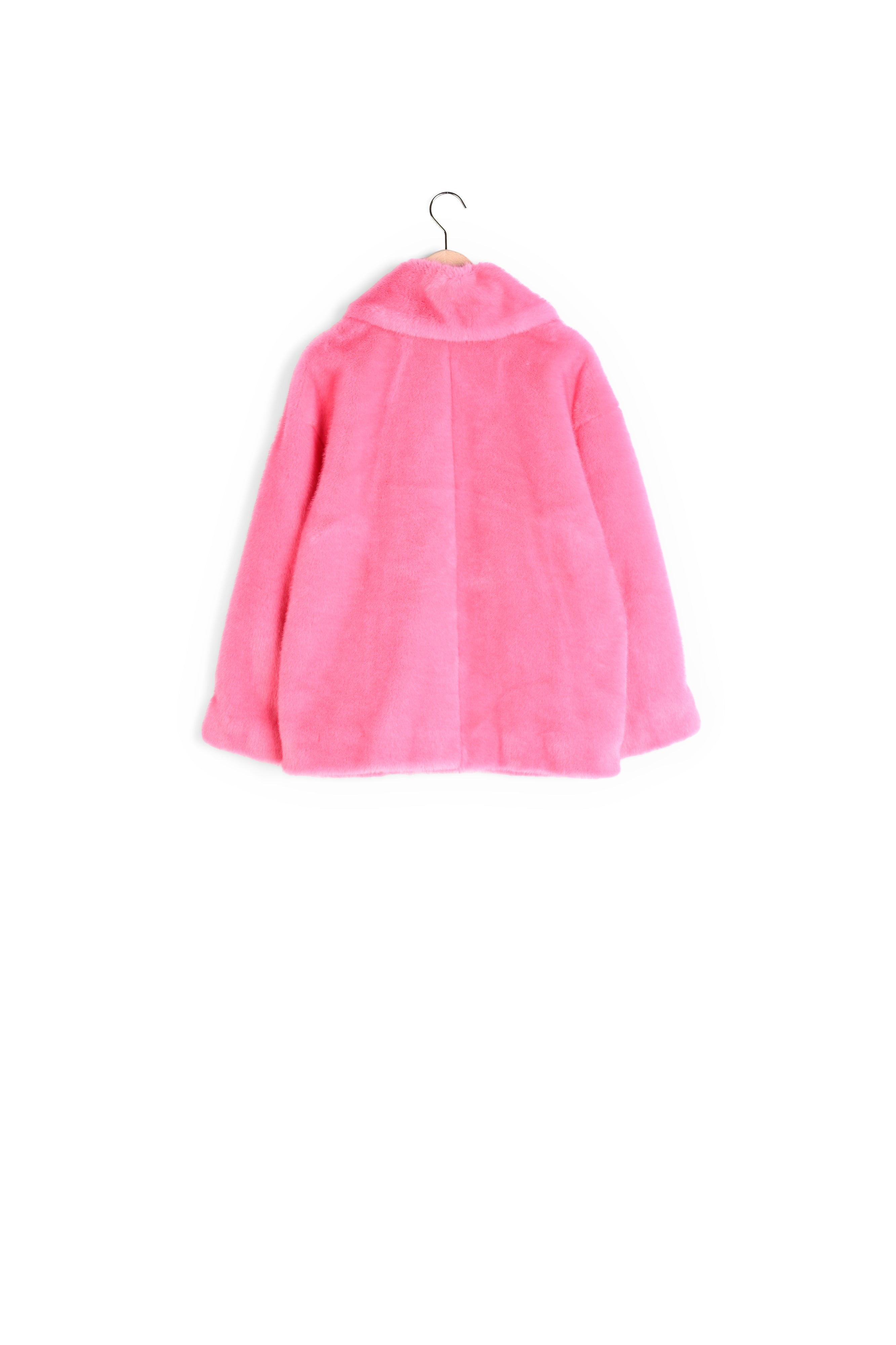 Manteau Matt rose en fausse fourrure Faume - seconde main