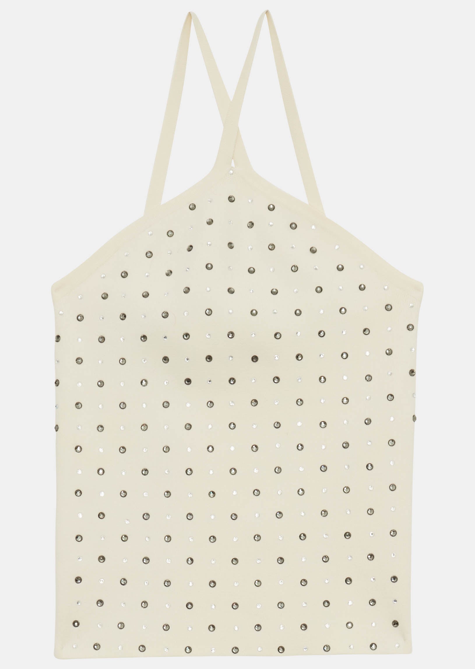 Top Positano écru en maille Faume - seconde main