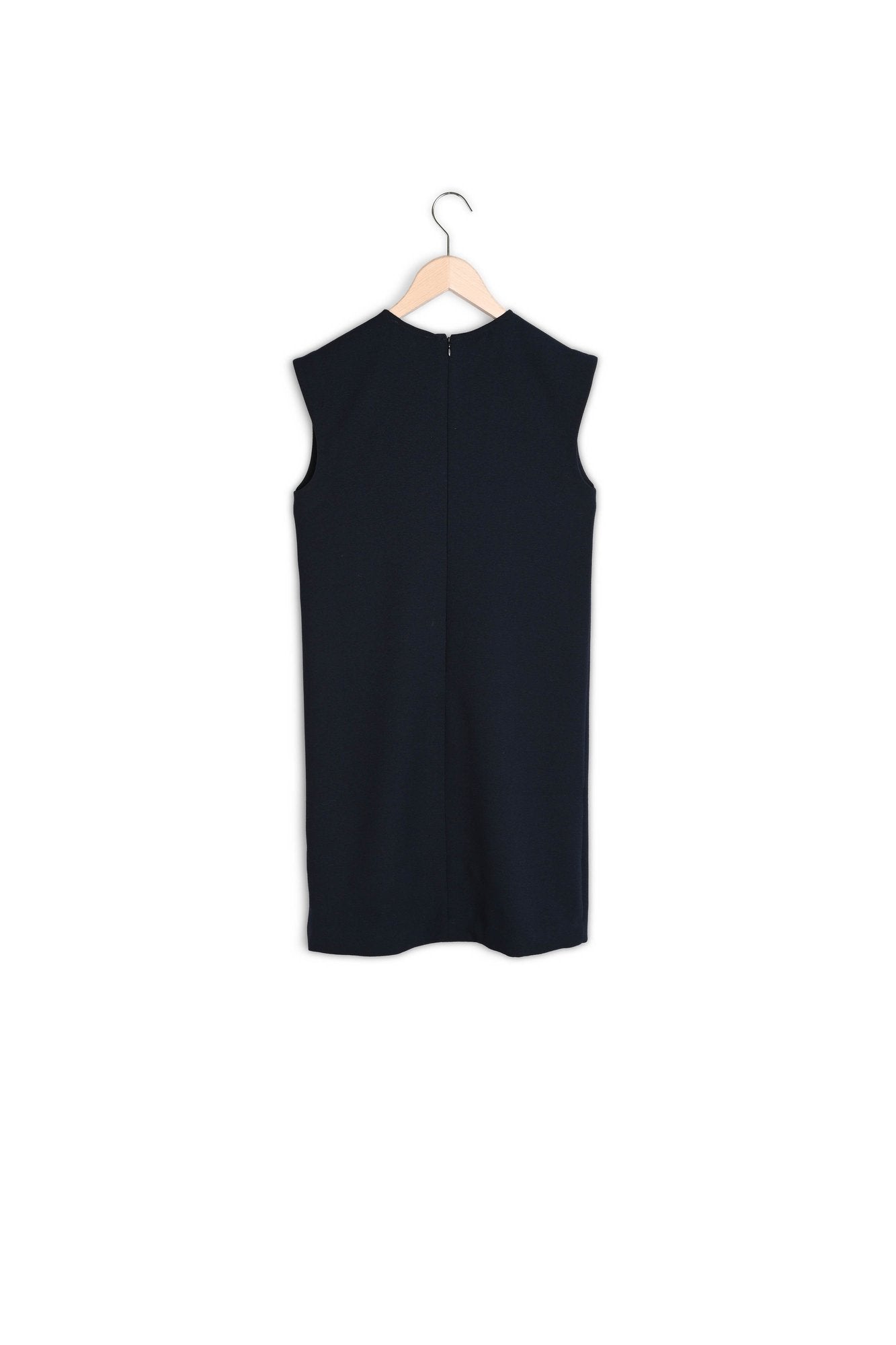 Robe Reeka bleu nuit en crêpe Faume - seconde main