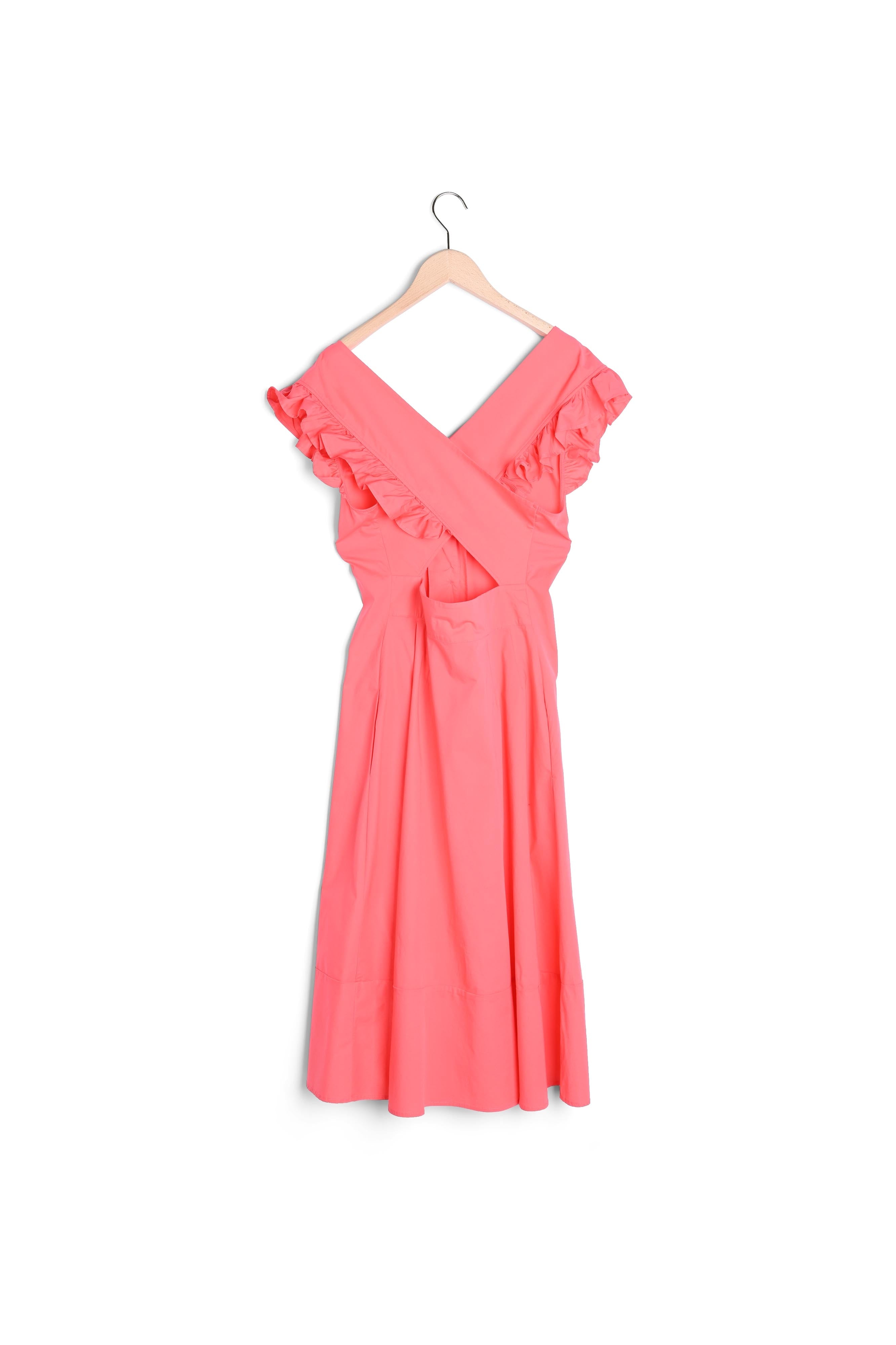 Robe Ribes rose en popeline Faume - seconde main
