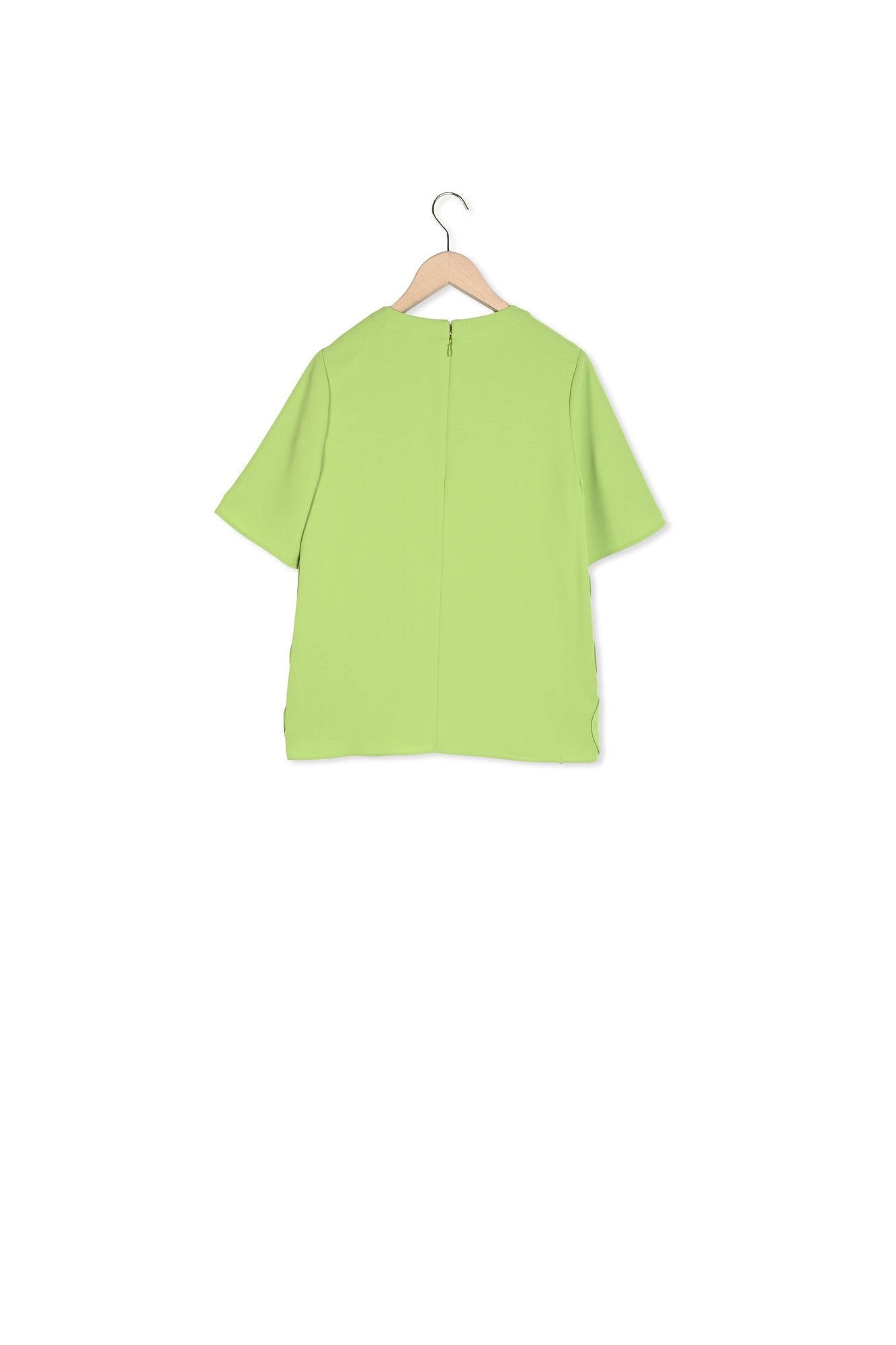 Top Tasha vert en crêpe Faume - seconde main