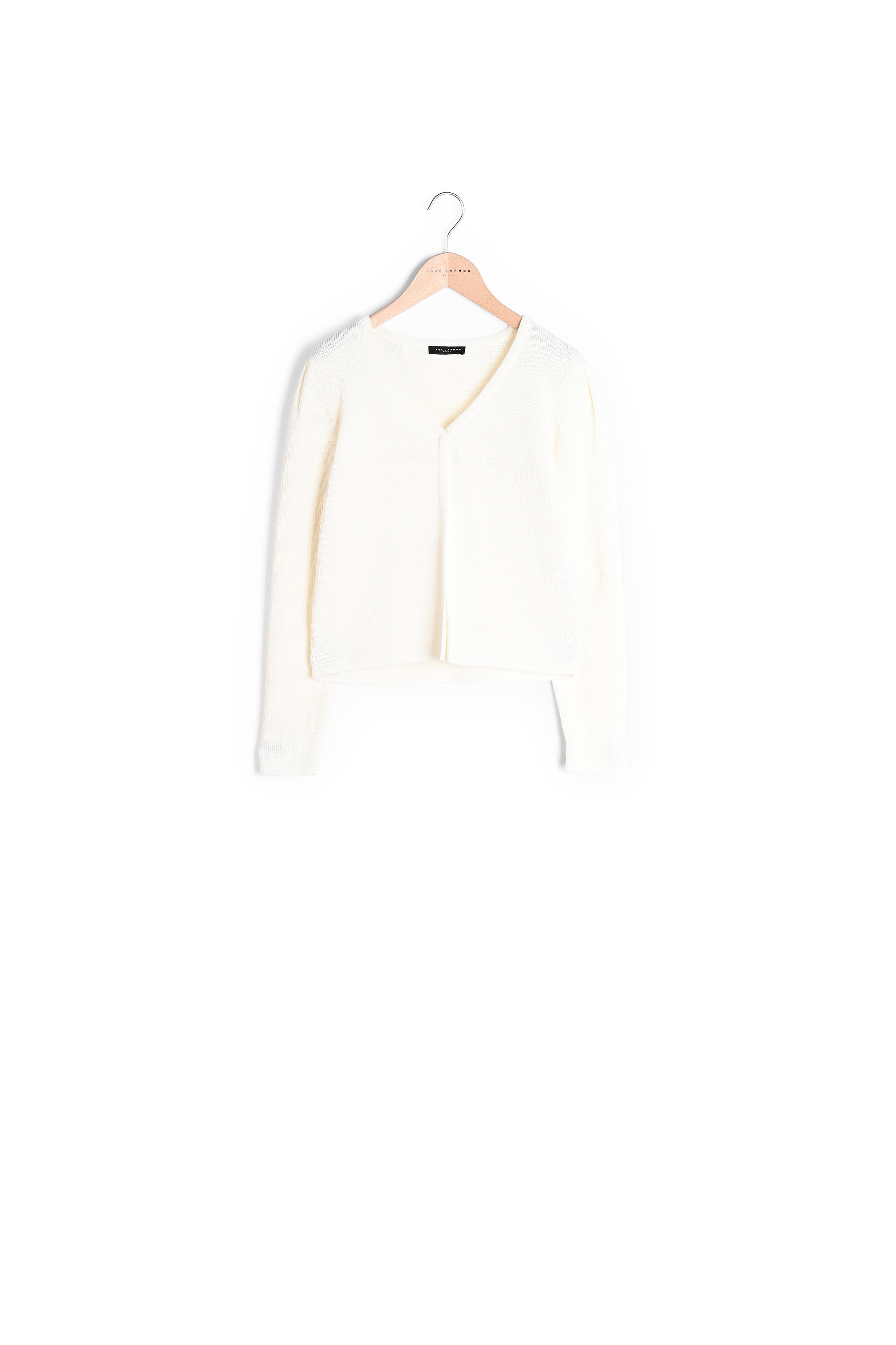 Gilet Glenn écru en coton irisé Faume - seconde main