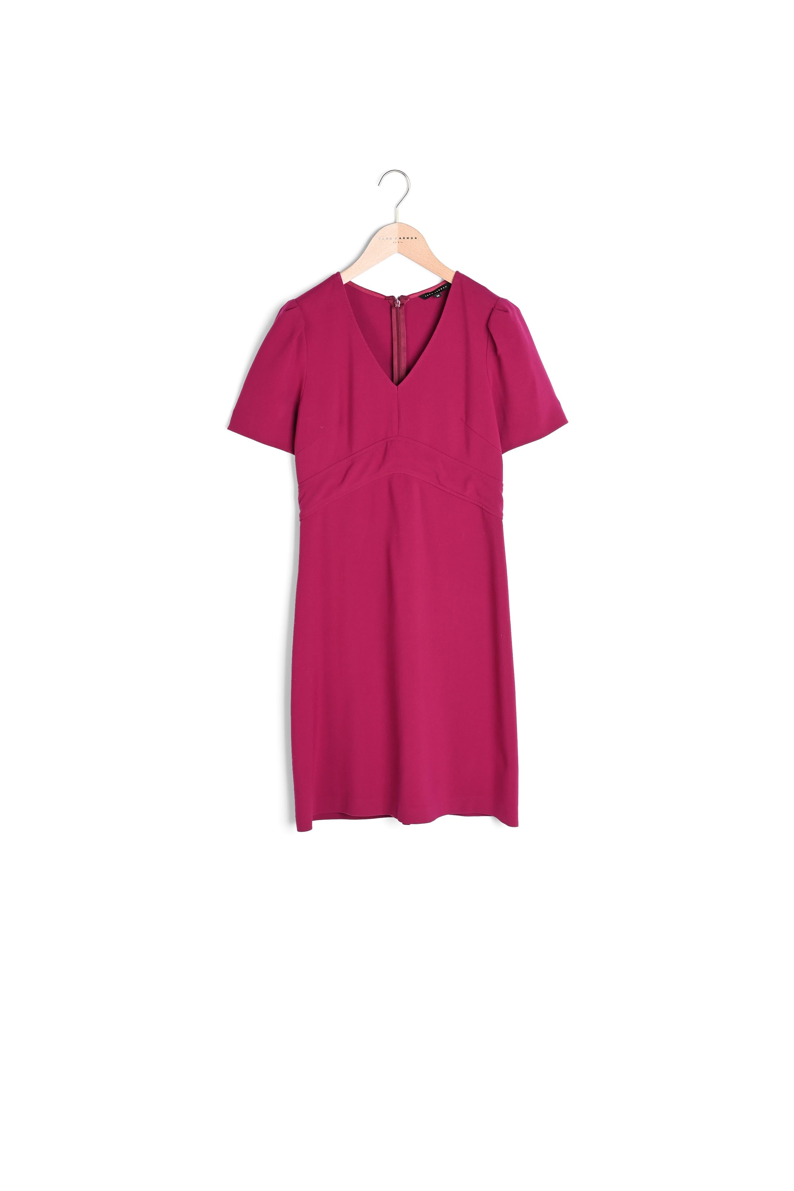 Robe courte rose en toile double Faume - seconde main