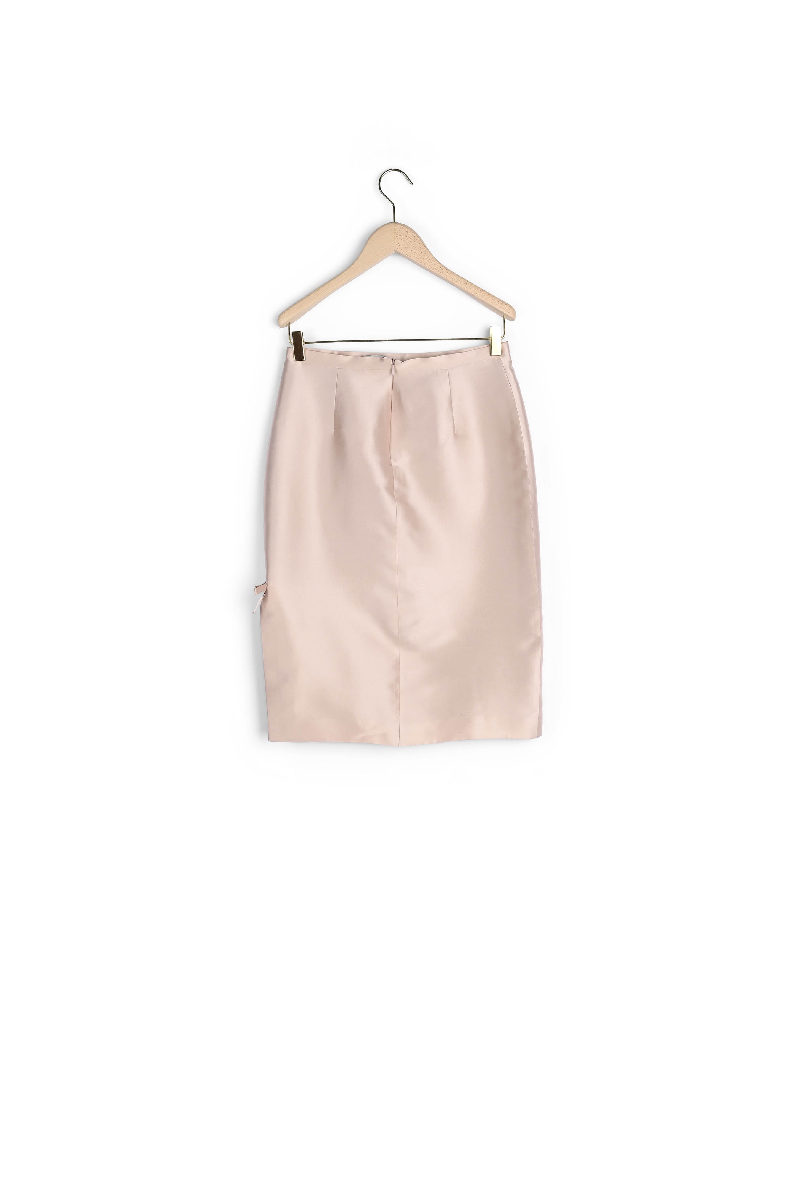 Jupe Jade nude en satin Faume - seconde main