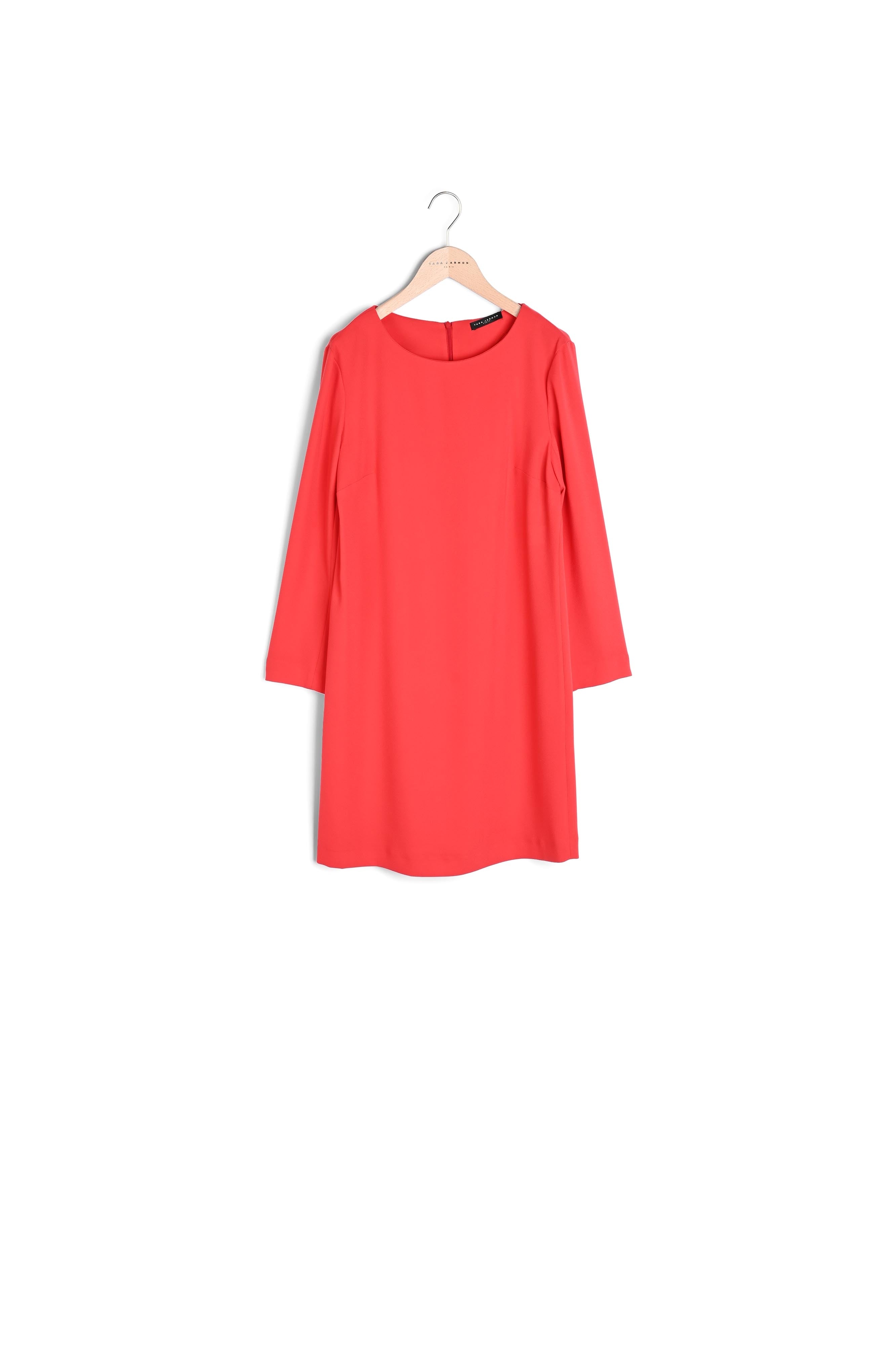 Robe courte Rosalinda rouge en crêpe Faume - seconde main
