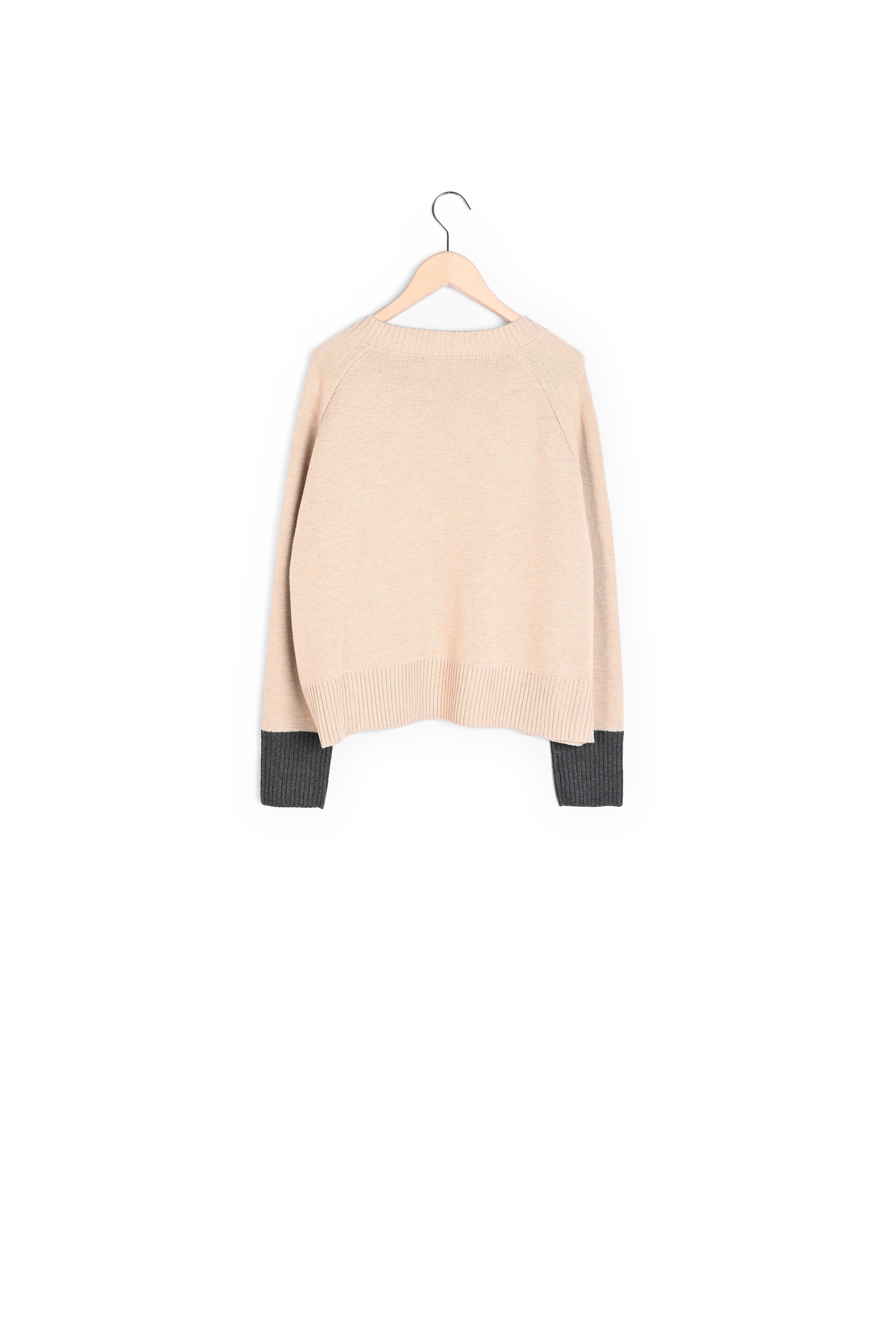 Pull Promesse beige en laine Faume - seconde main