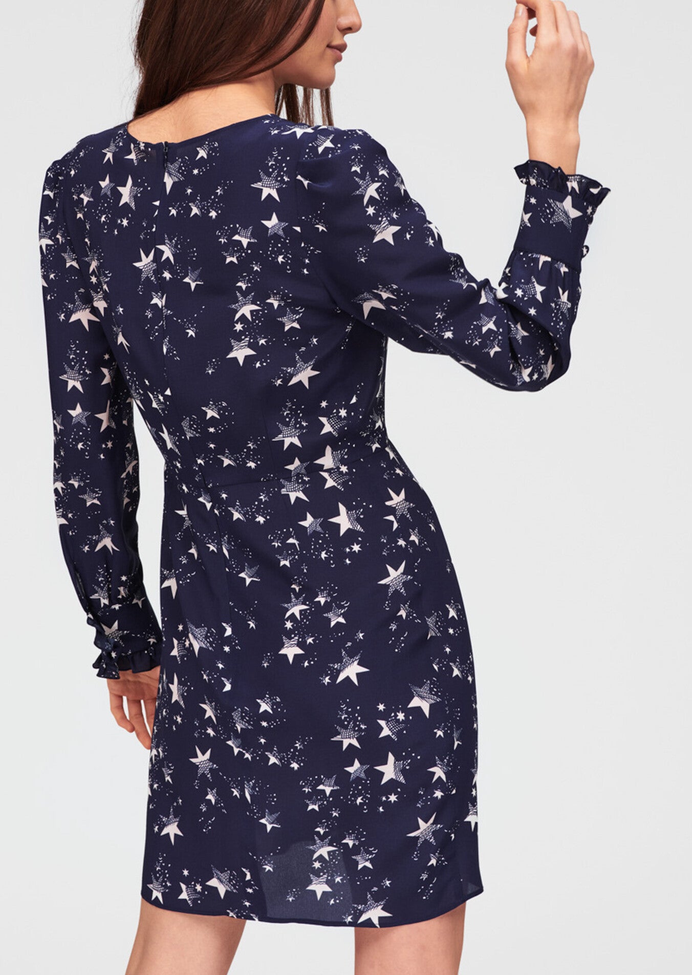 Robe bleu nuit motif étoile Faume - seconde main