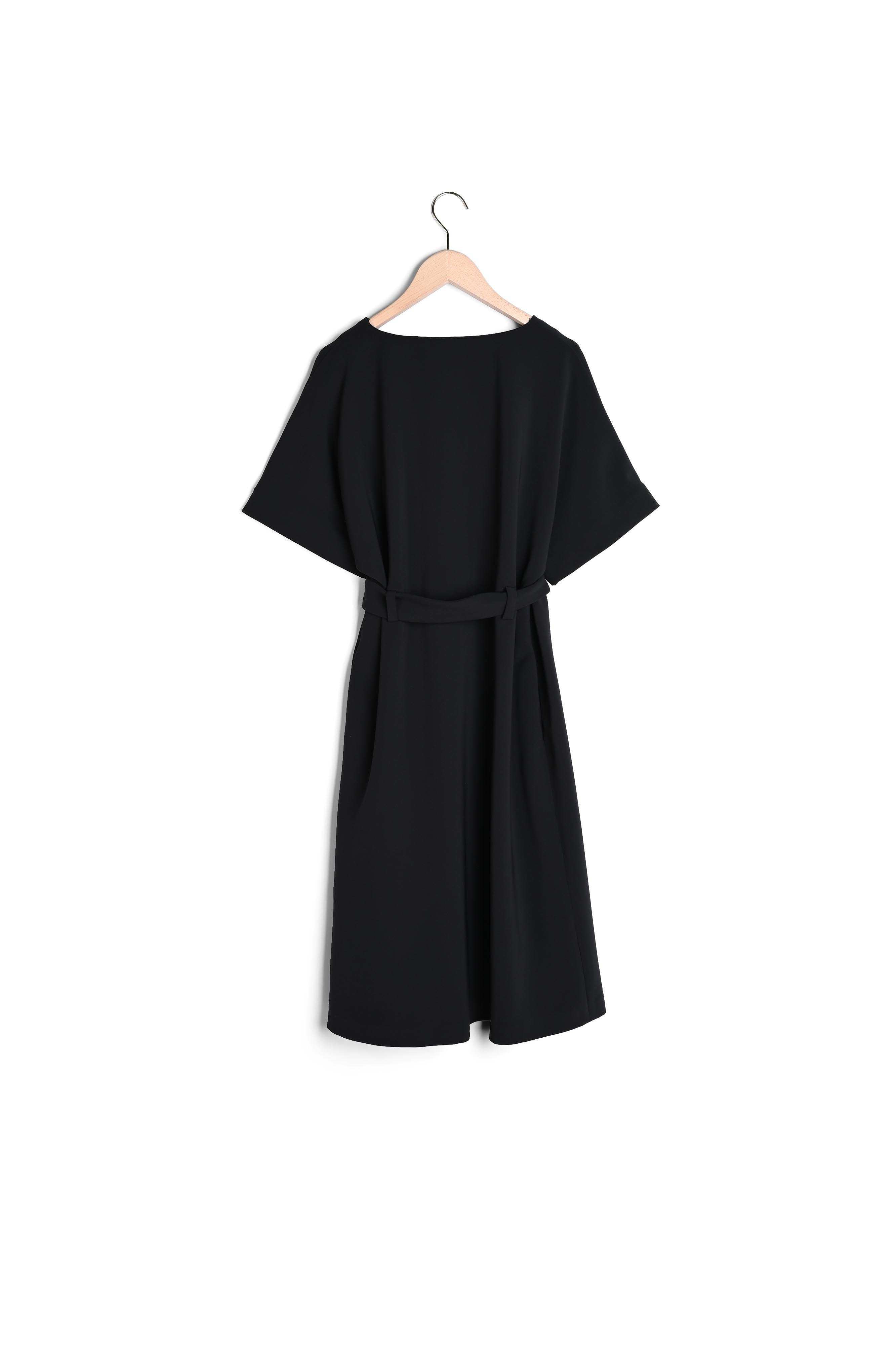 Robe noire mi-longue Faume - seconde main