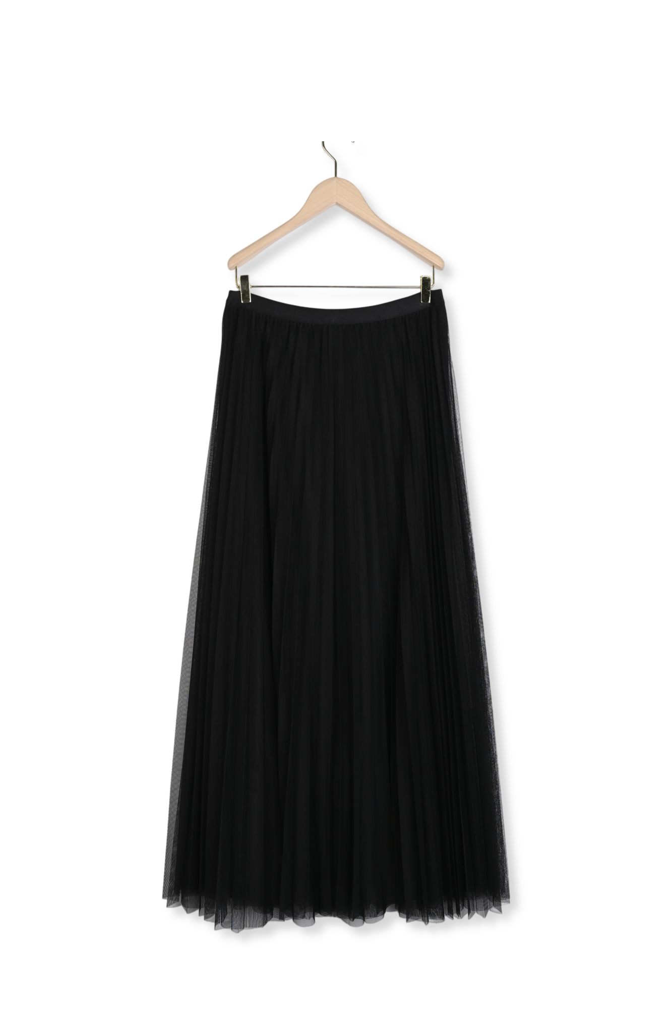 Jupe Juliette noire en tulle plissée Faume - seconde main