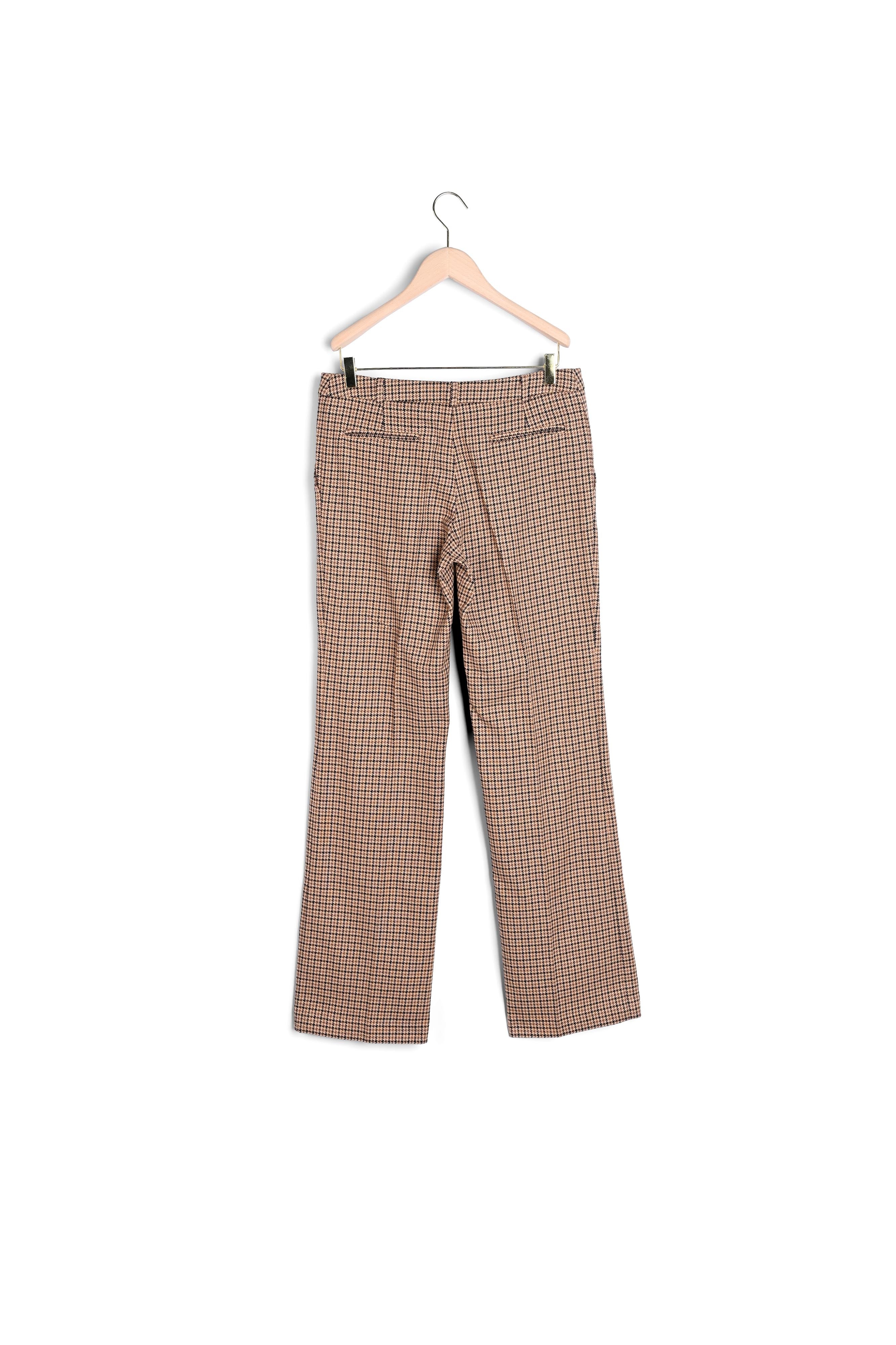 Pantalon Patti en pied-de-coq sable Faume - seconde main