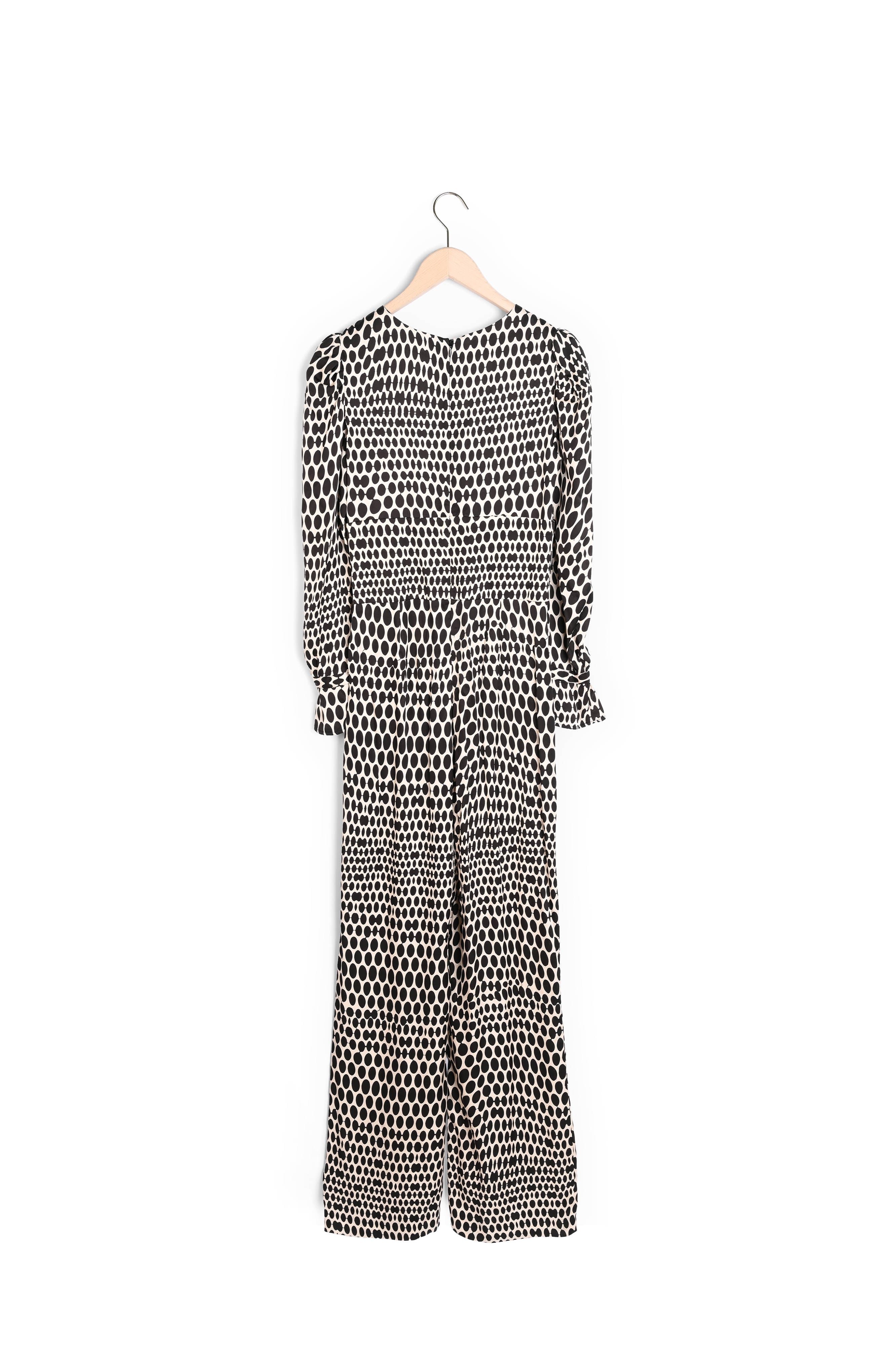 Combinaison Chrystal noire imprimé pois Faume - seconde main