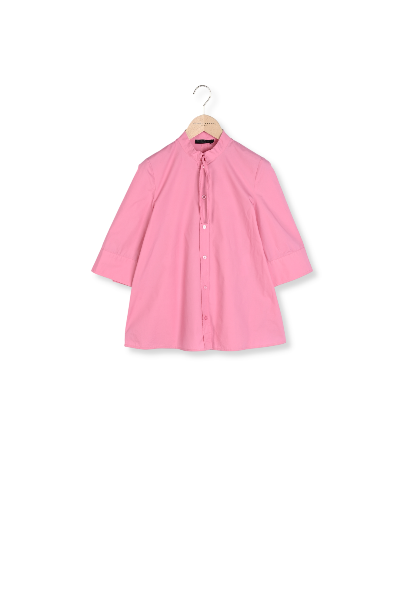 Chemise rose en popeline Clem Faume - seconde main
