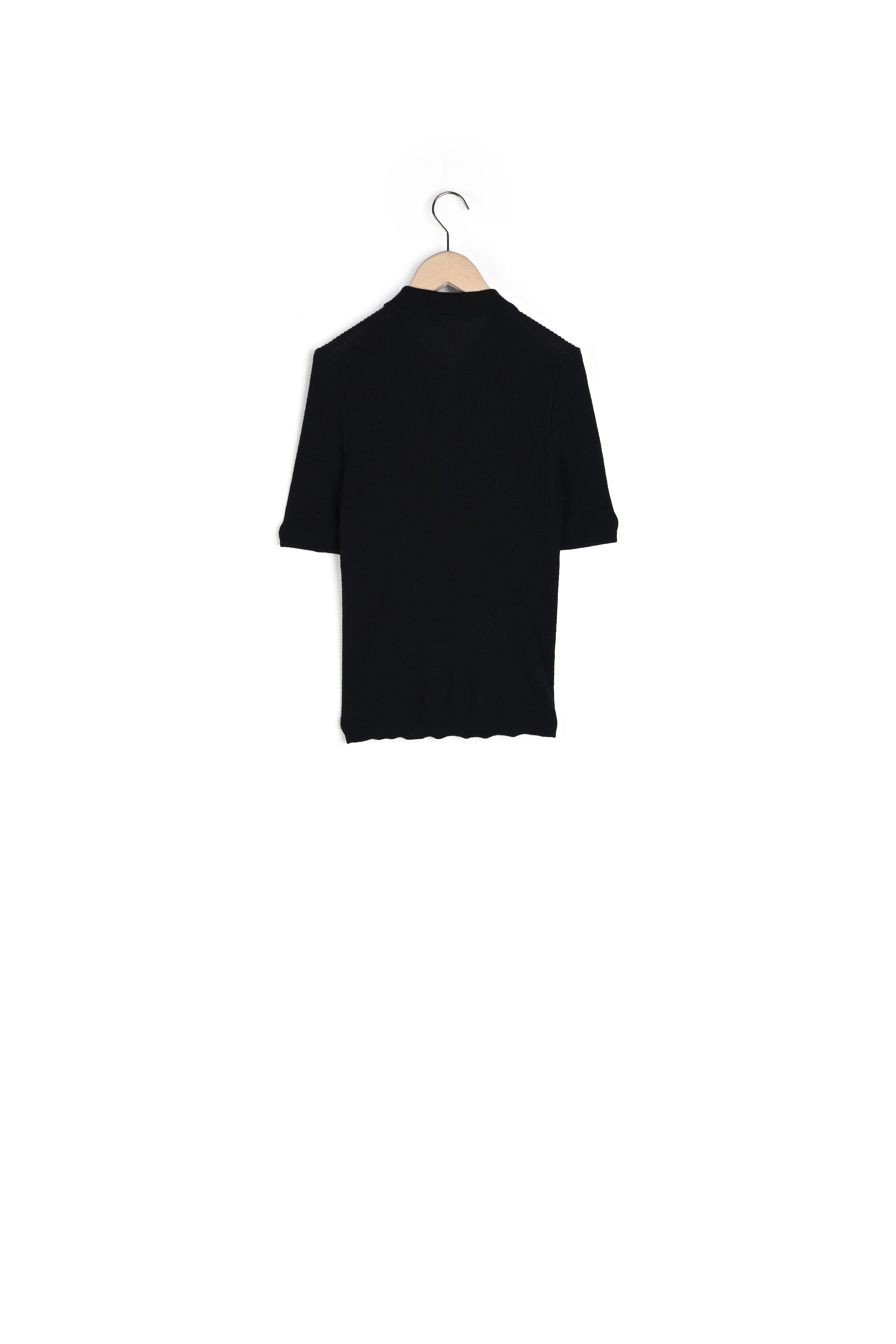 Pull Pam bleu nuit en laine merino Faume - seconde main