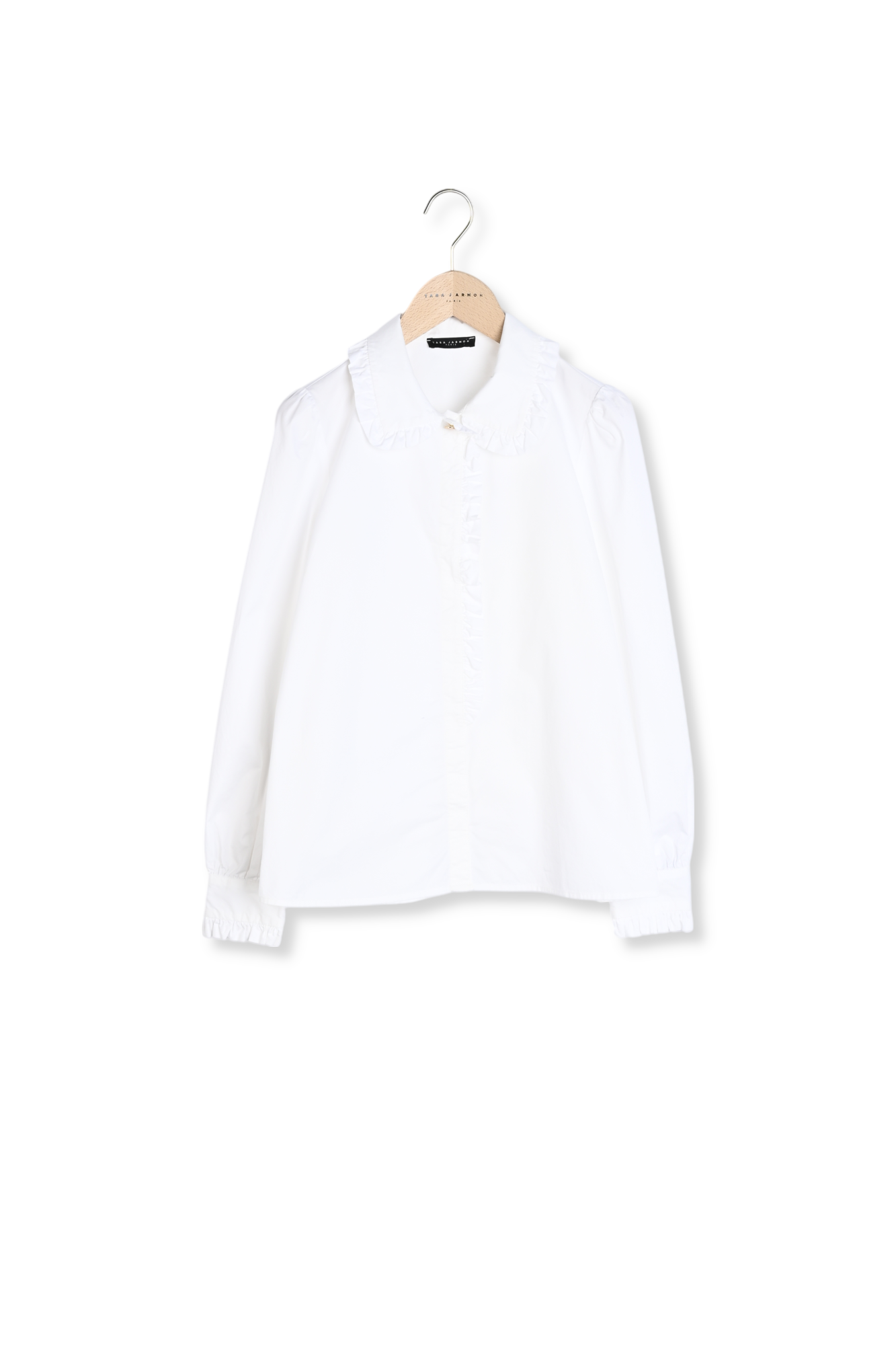 Chemise Christie blanche en popeline Faume - seconde main