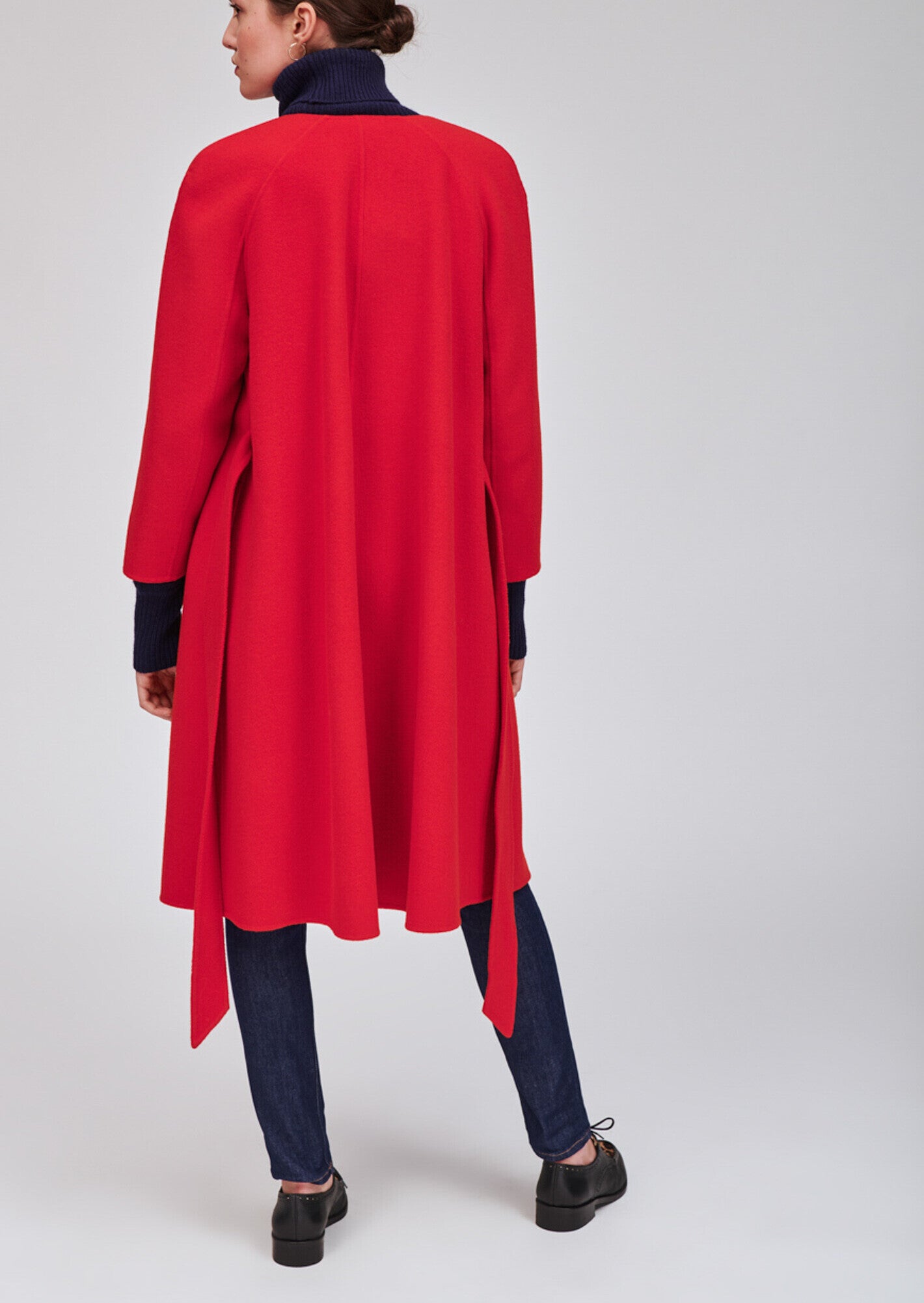 Manteau rouge Faume - seconde main