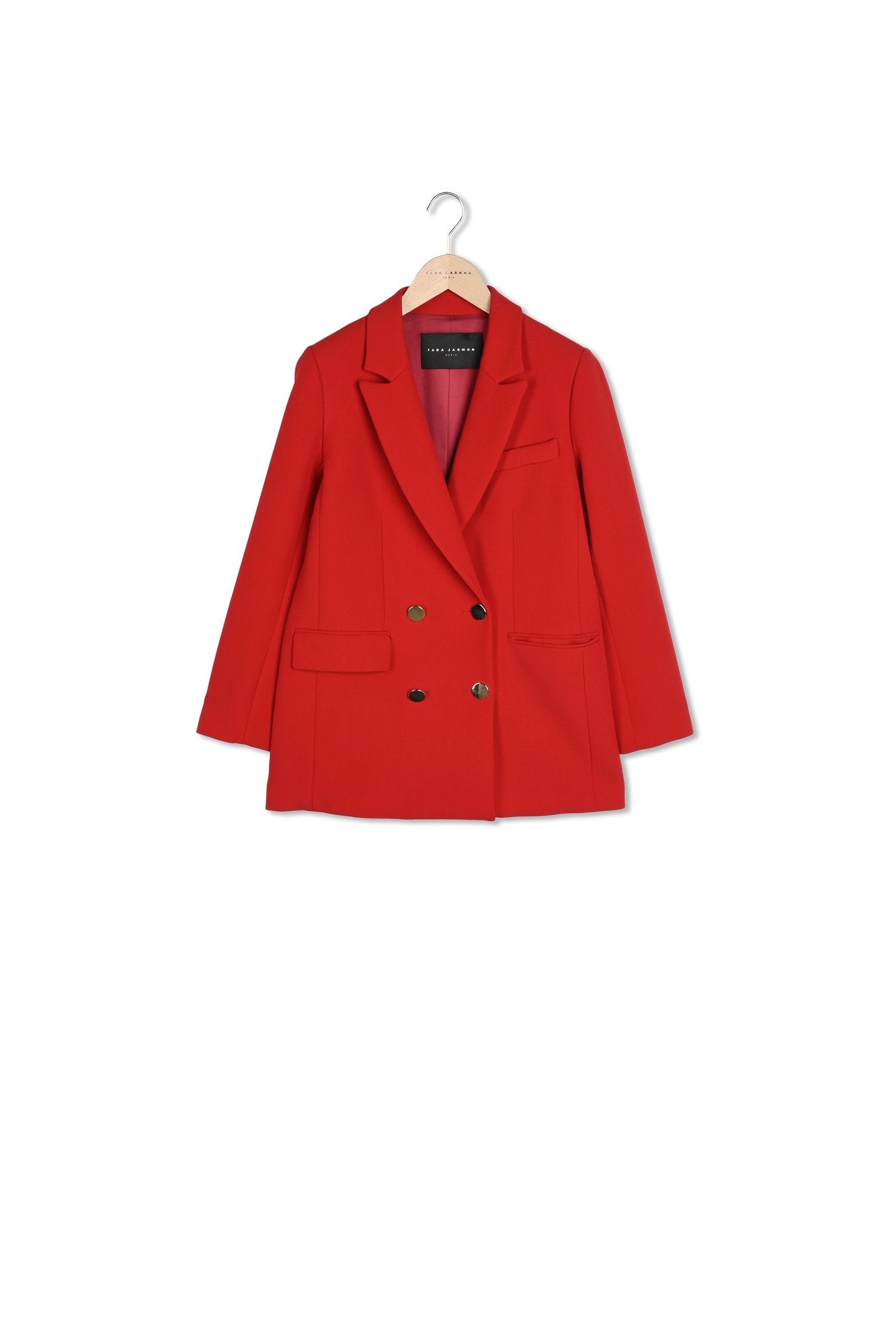 Manteau Marge rouge à double boutonnage Faume - seconde main