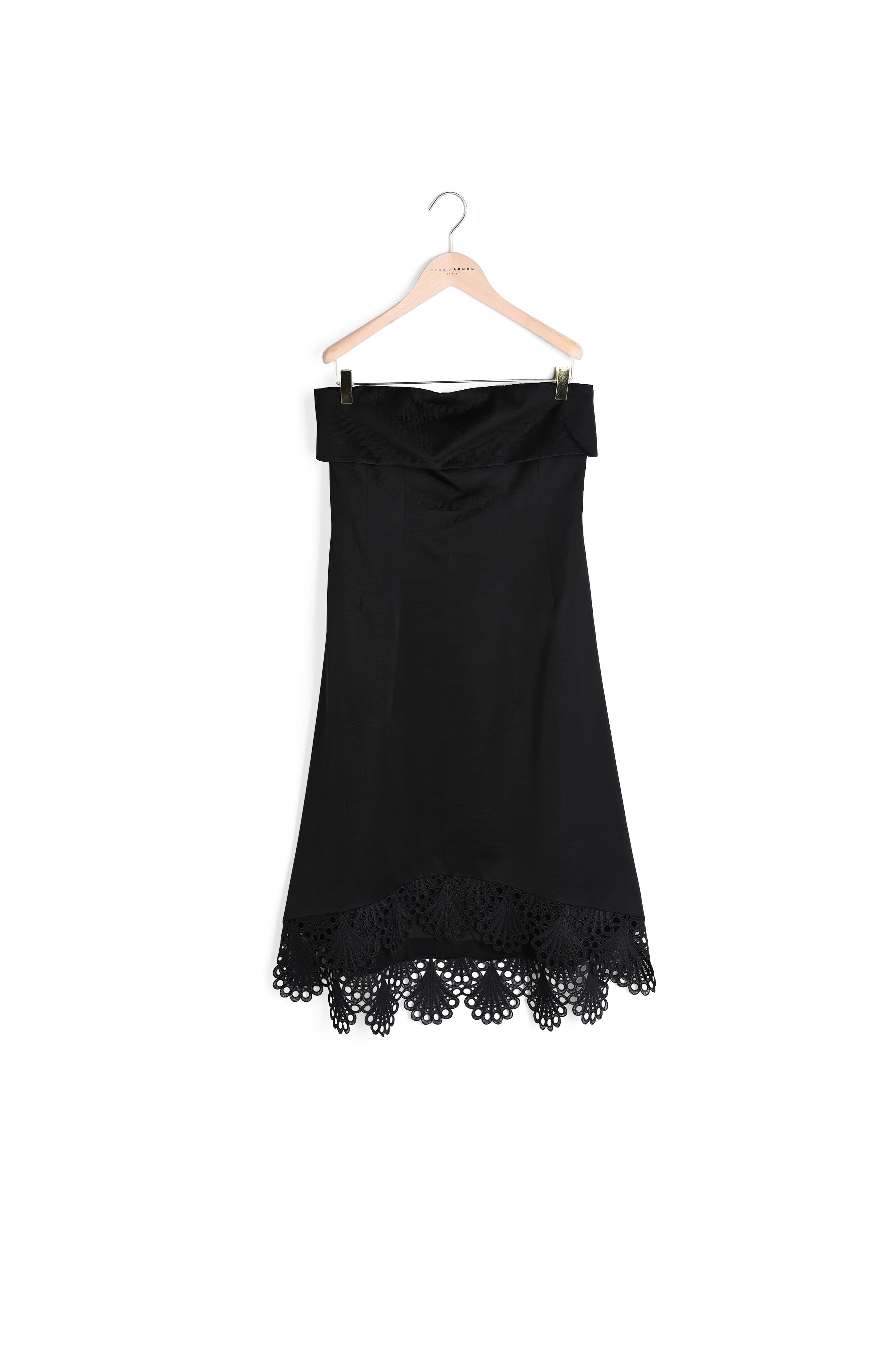 Robe Roy noire satinée Faume - seconde main