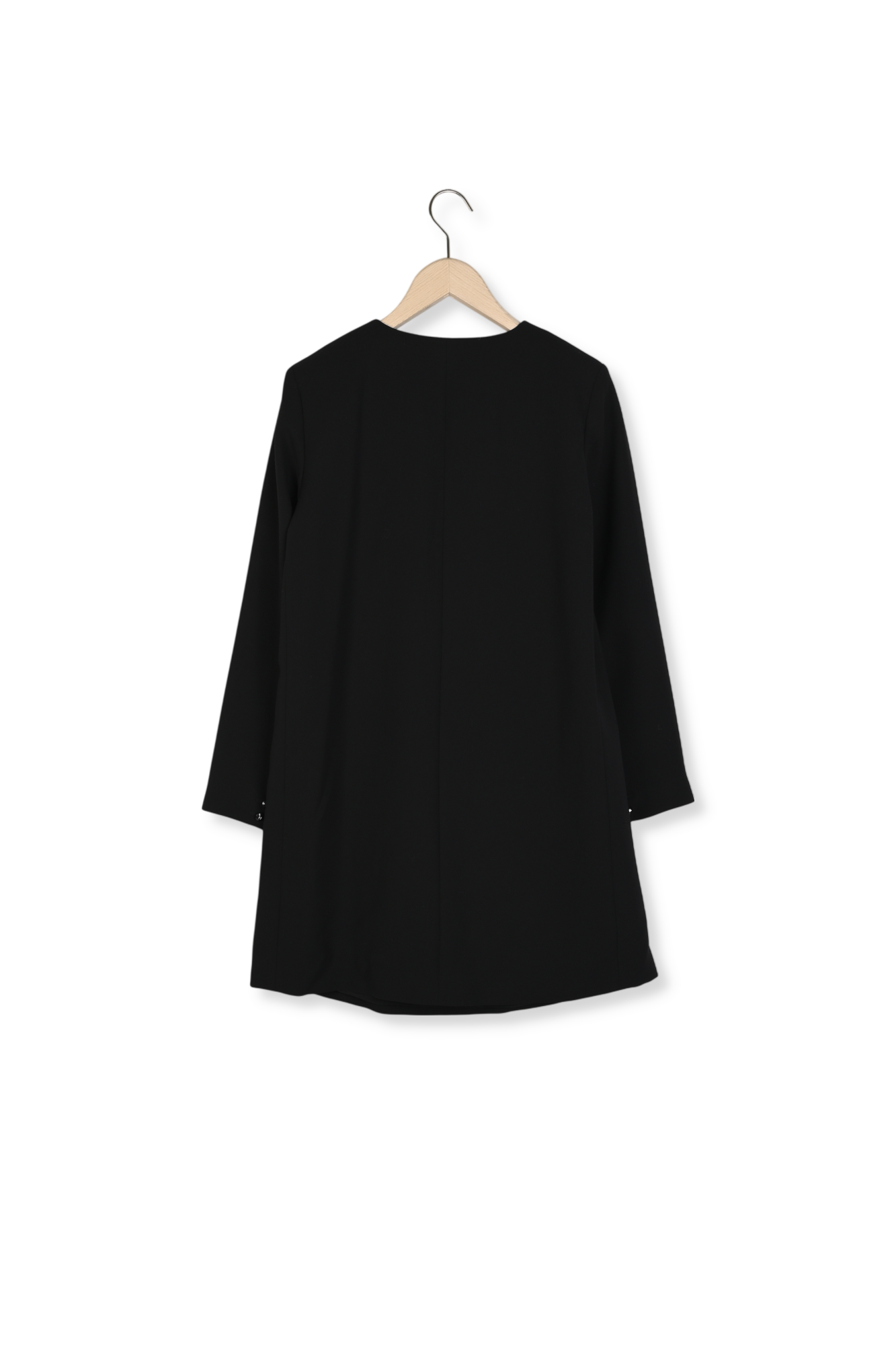 Robe noire en crêpe Rhonda Faume - seconde main