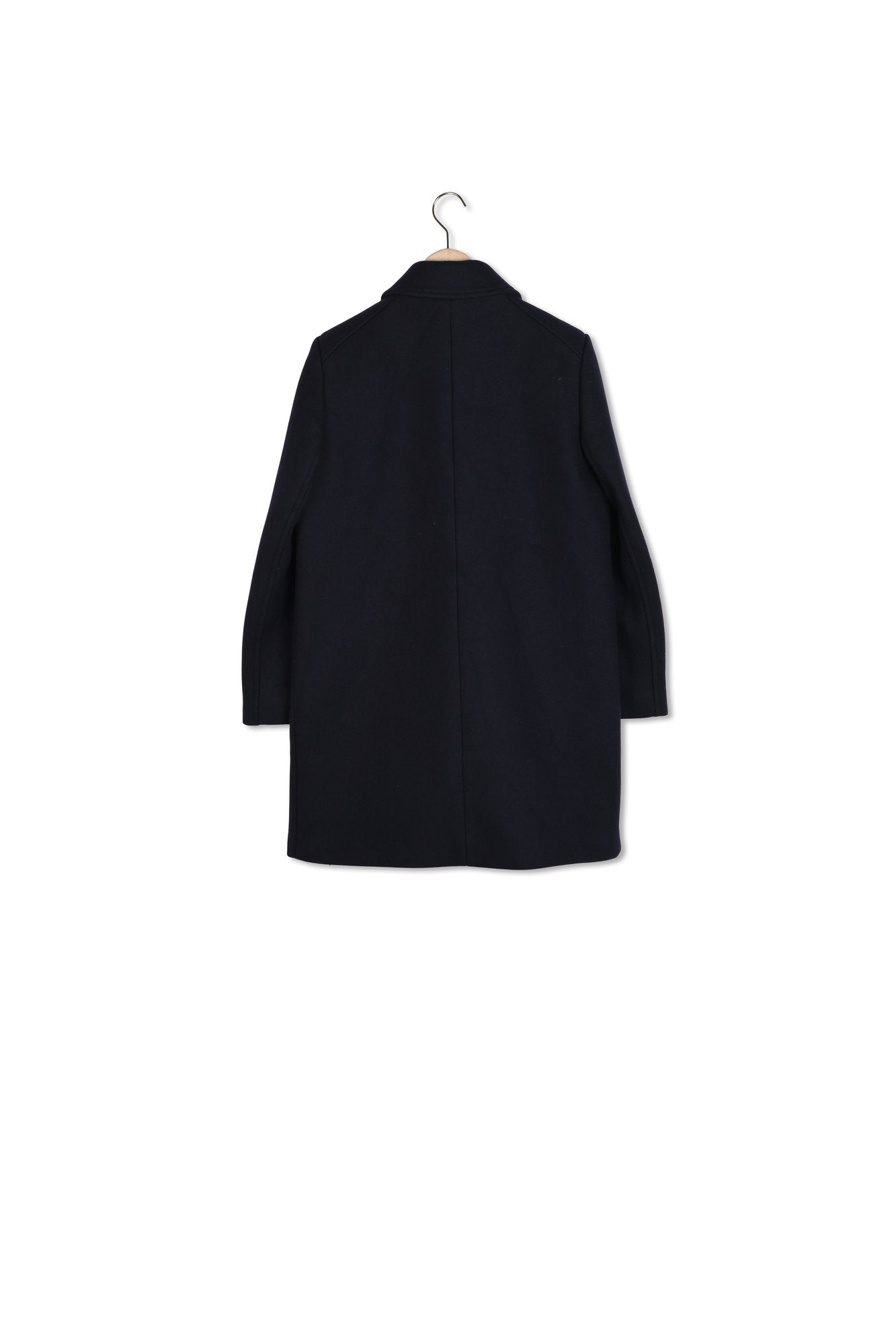 Manteau Maja bleu nuit en drap caban Faume - seconde main