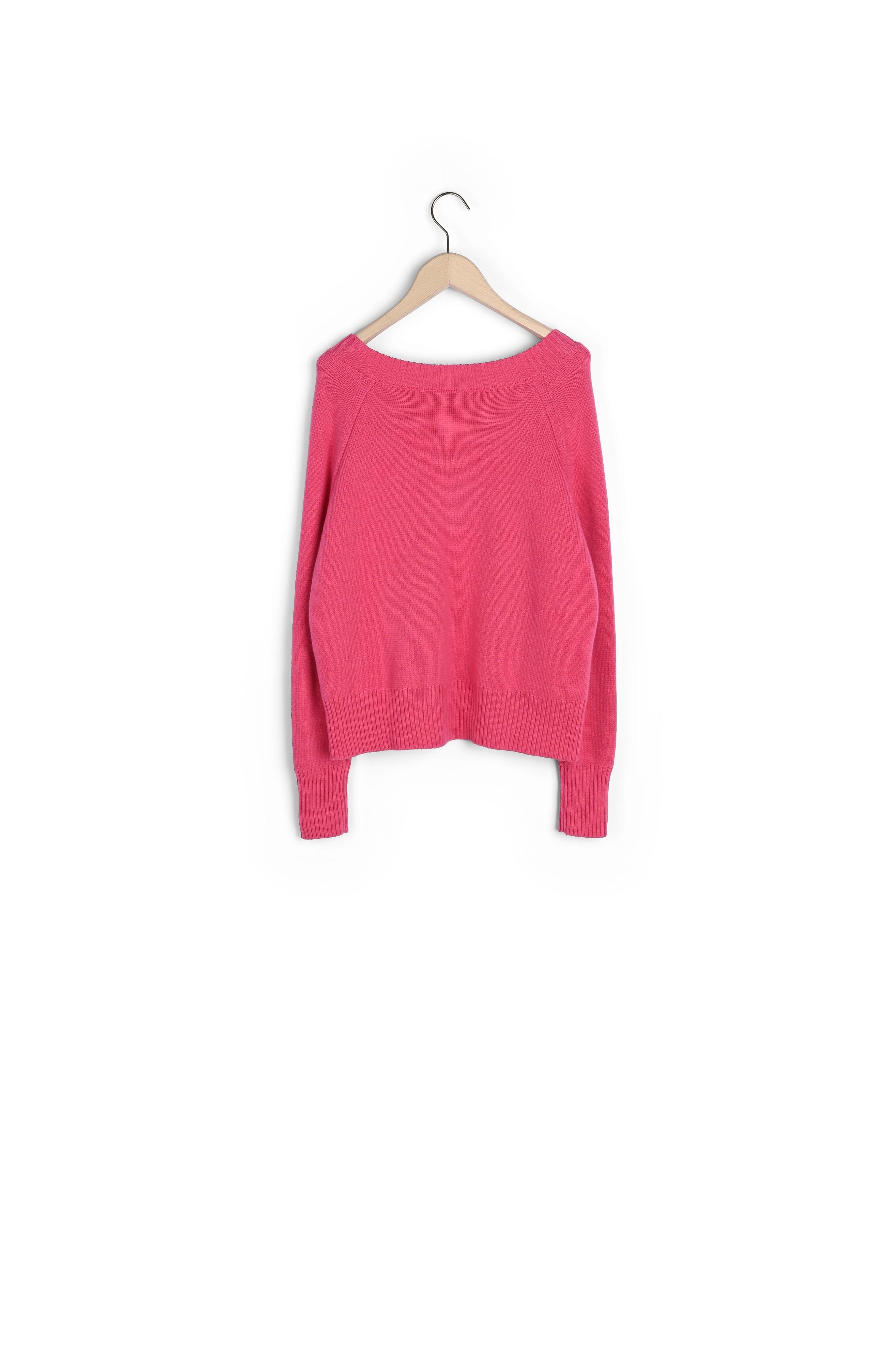 Pull Promesse rose en laine Faume - seconde main
