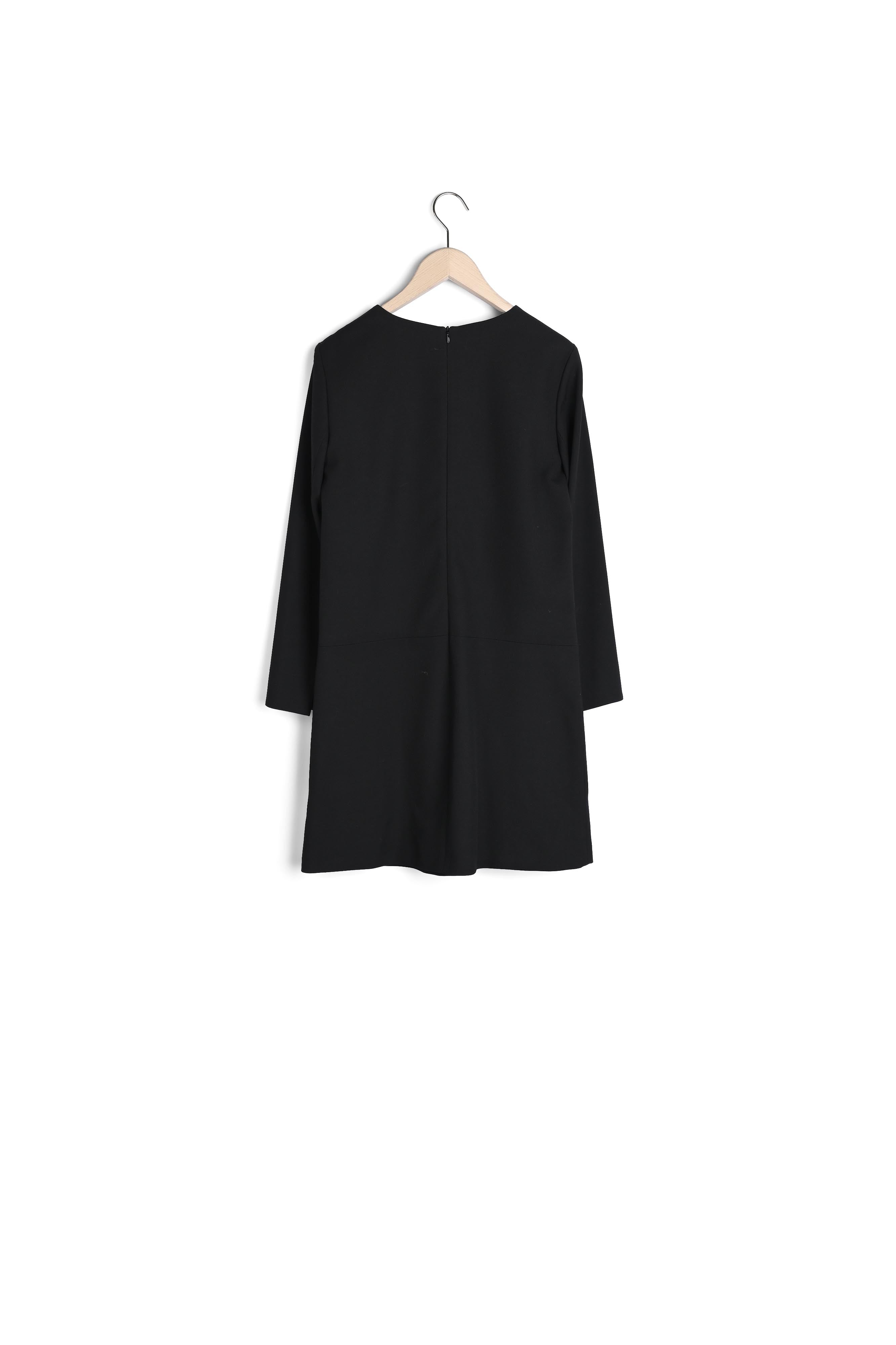 Robe Ruth noire en toile gabardine Faume - seconde main