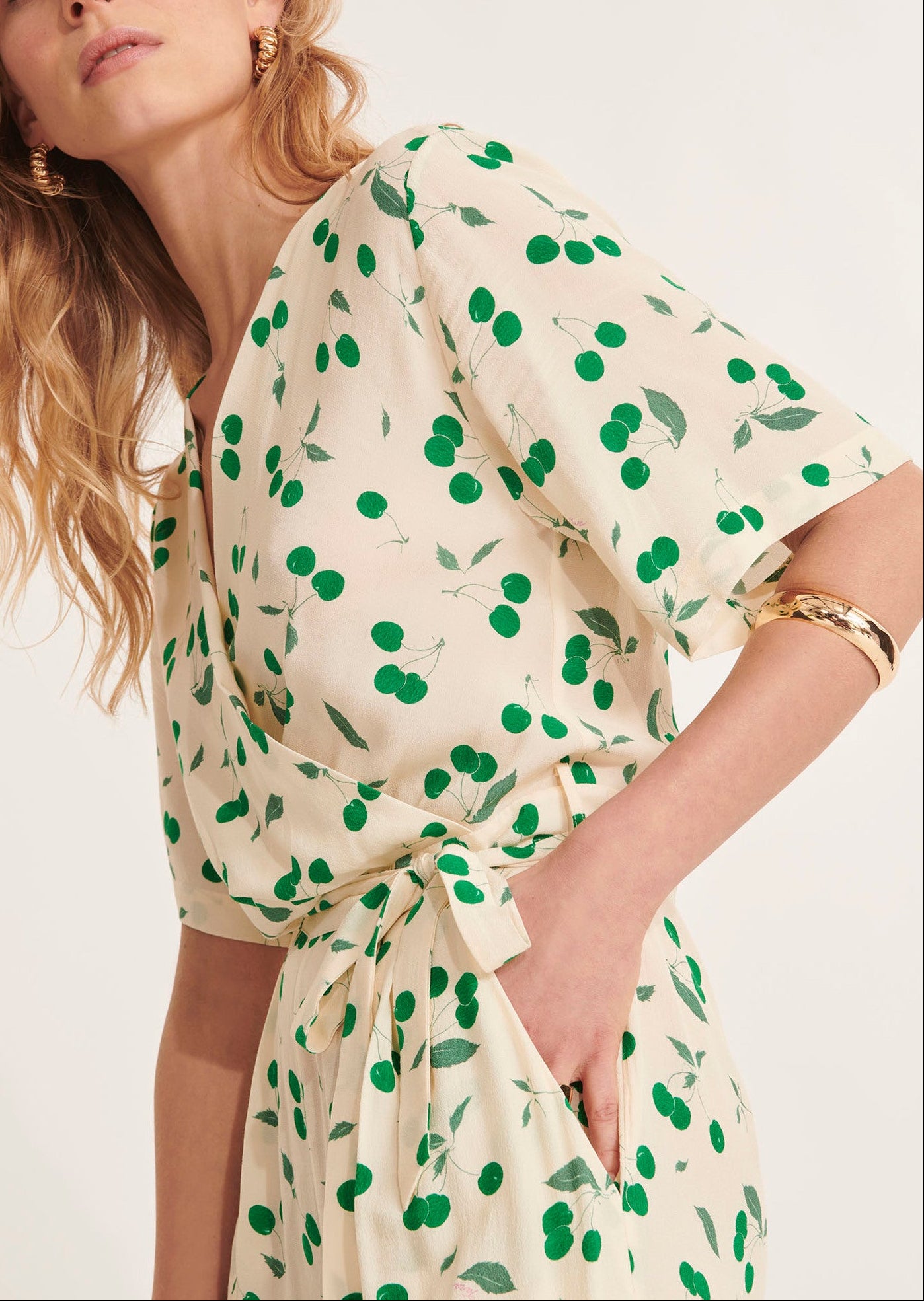 Combinaison Cali écrue imprimé cherry Faume - seconde main