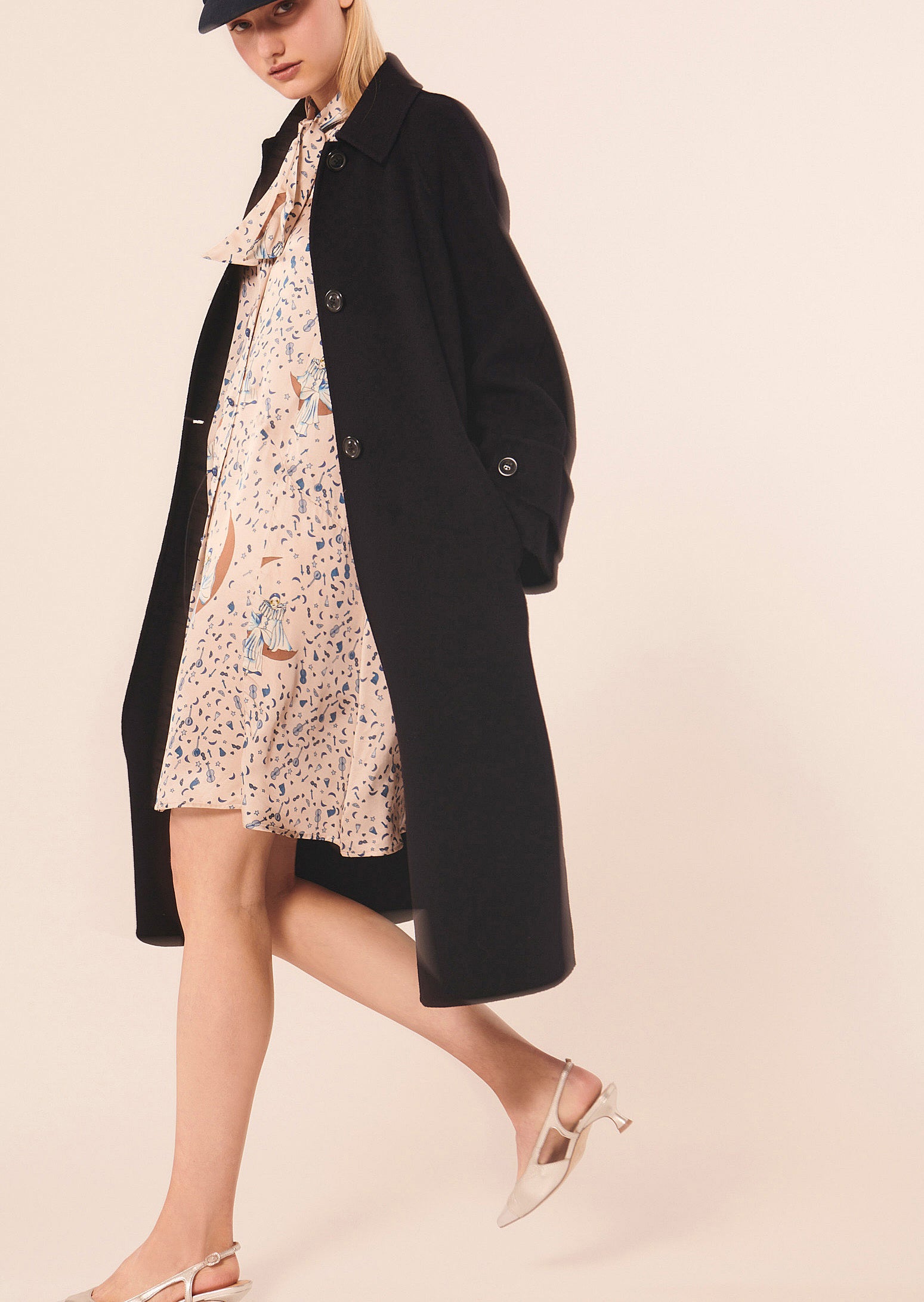 Robe Roccala beige imprimé Faume - seconde main