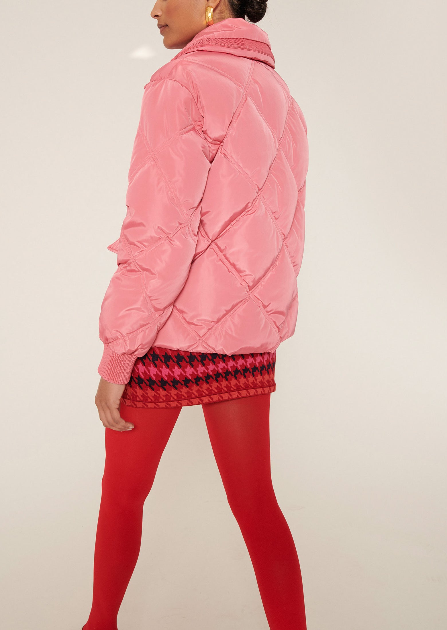 Doudoune Dona rose matelassée Faume - seconde main