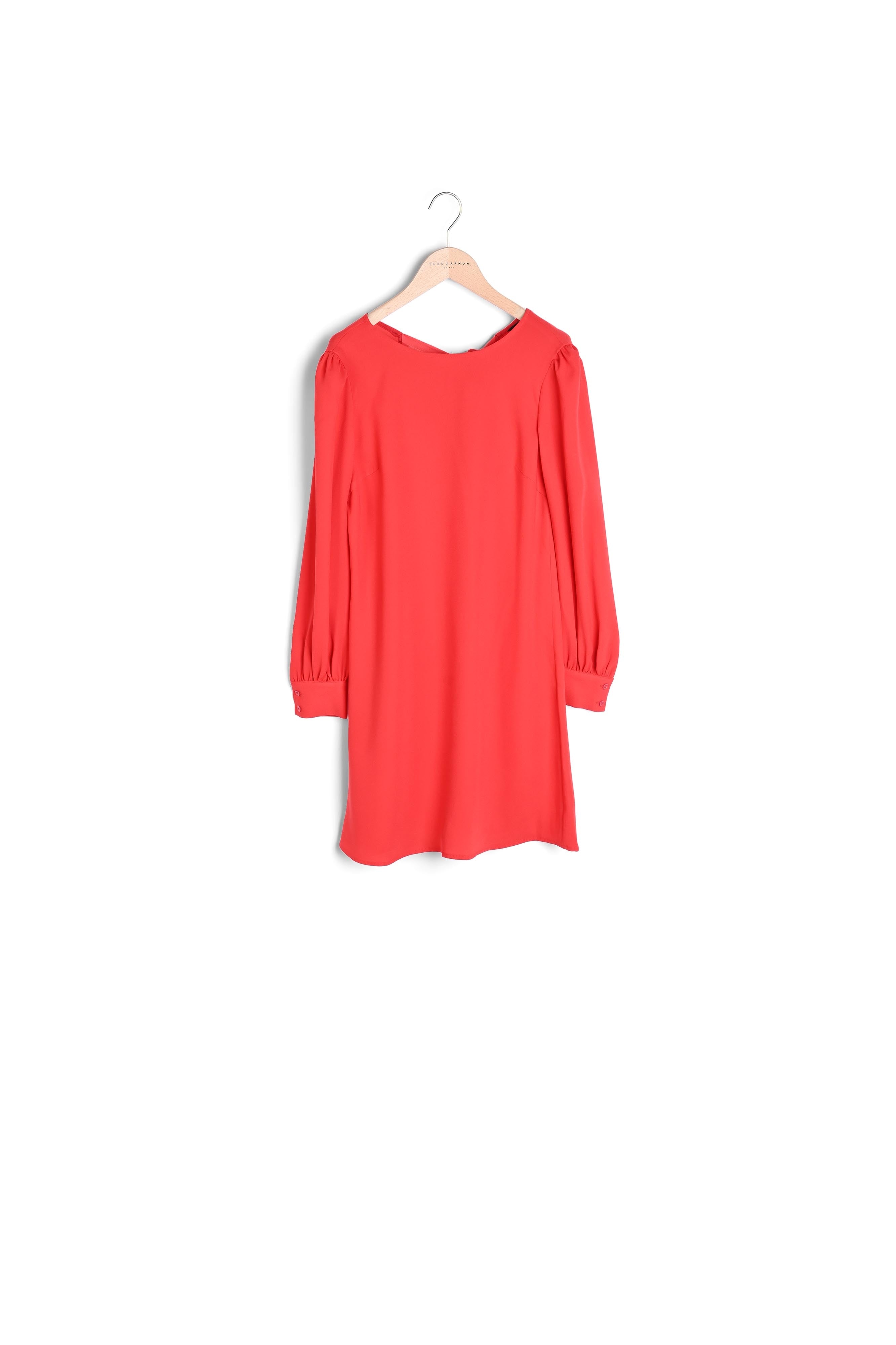 Robe Rosslyn en crêpe martelé passion Faume - seconde main