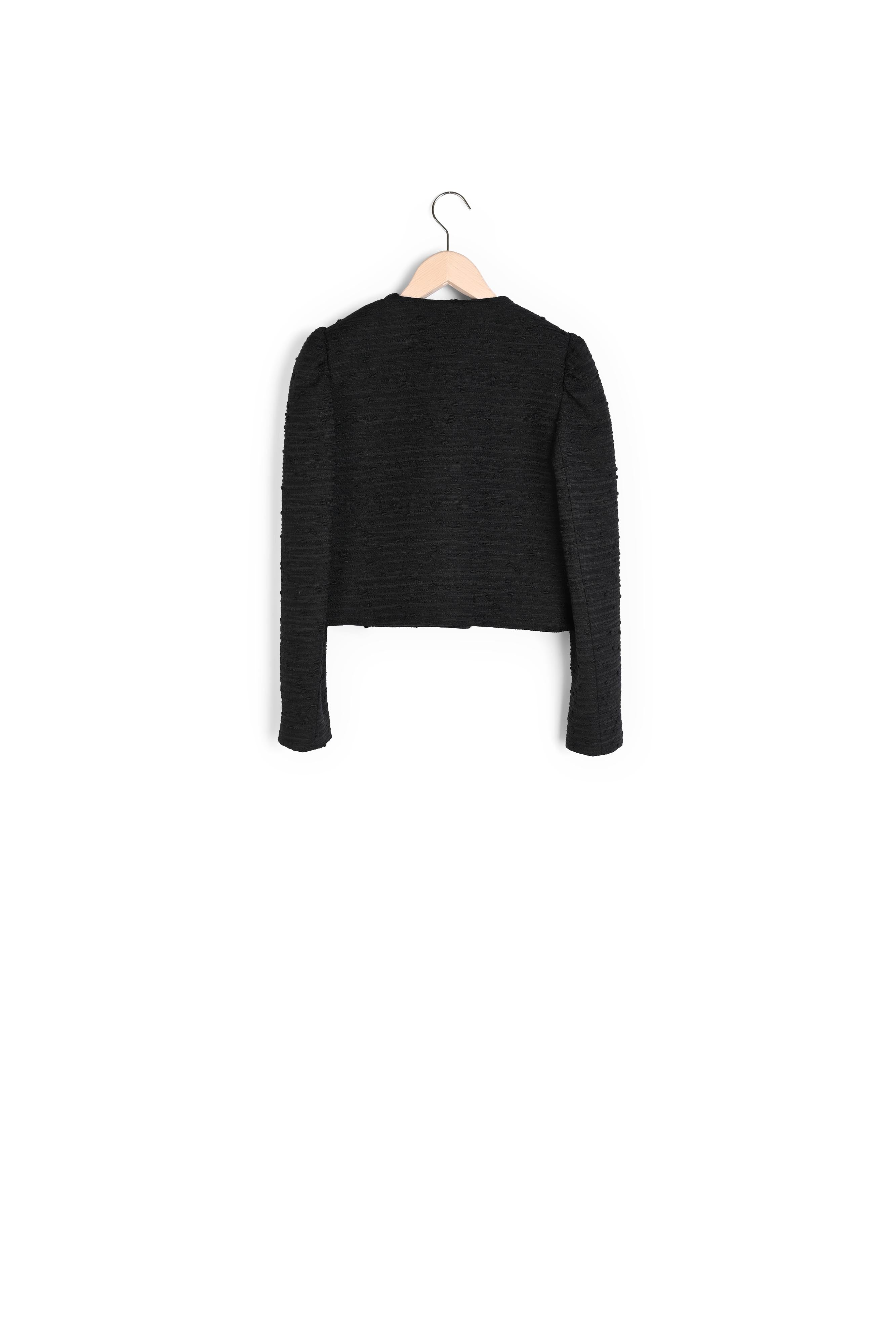 Veste Valda noire en tweed Faume - seconde main